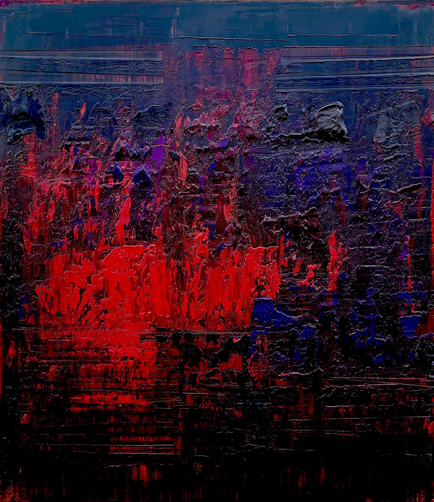 Giancarlo Bargoni, FUORI Huile sur toile