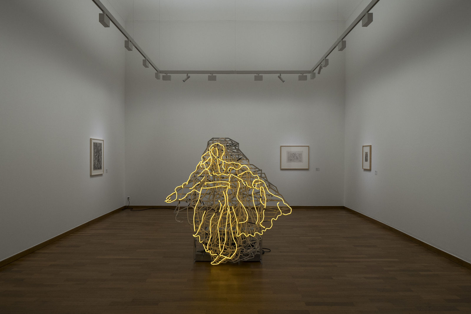 Chloé Delarue, TAFAA - SIGNAL (Ice Cream So Good), 2024 Neons, aluminum, transformers, lighting controller, 178 x 172 x 40 cm (30 3/4 x 67 3/4 x 15 3/4 in.)