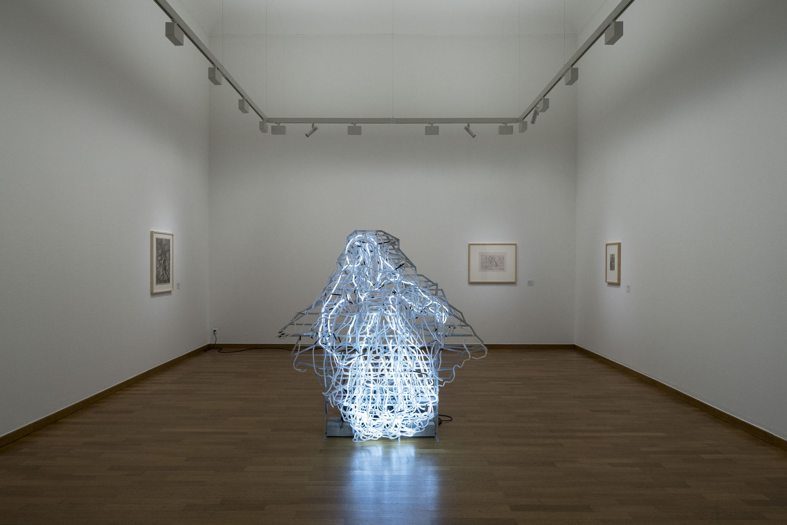 Chloé Delarue, TAFAA - SIGNAL (Ice Cream So Good), 2024 Neons, aluminum, transformers, lighting controller, 178 x 172 x 40 cm (30 3/4 x 67 3/4 x 15 3/4 in.)