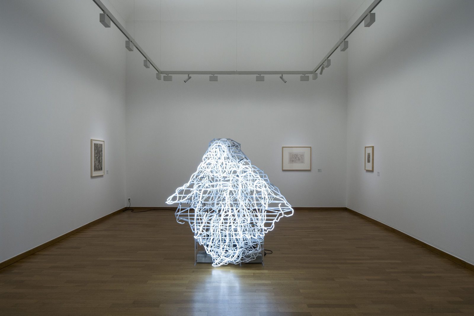 Chloé Delarue, TAFAA - SIGNAL (Ice Cream So Good), 2024 Neons, aluminum, transformers, lighting controller, 178 x 172 x 40 cm (30 3/4 x 67 3/4 x 15 3/4 in.)