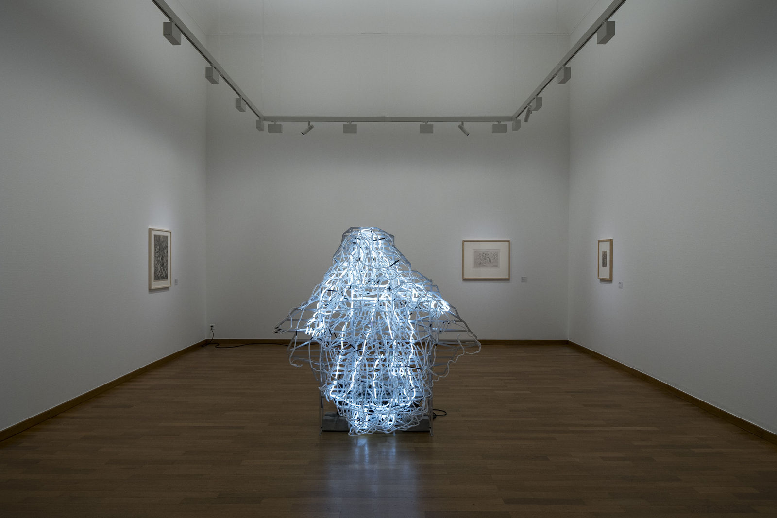 Chloé Delarue, TAFAA - SIGNAL (Ice Cream So Good), 2024 Neons, aluminum, transformers, lighting controller, 178 x 172 x 40 cm (30 3/4 x 67 3/4 x 15 3/4 in.)