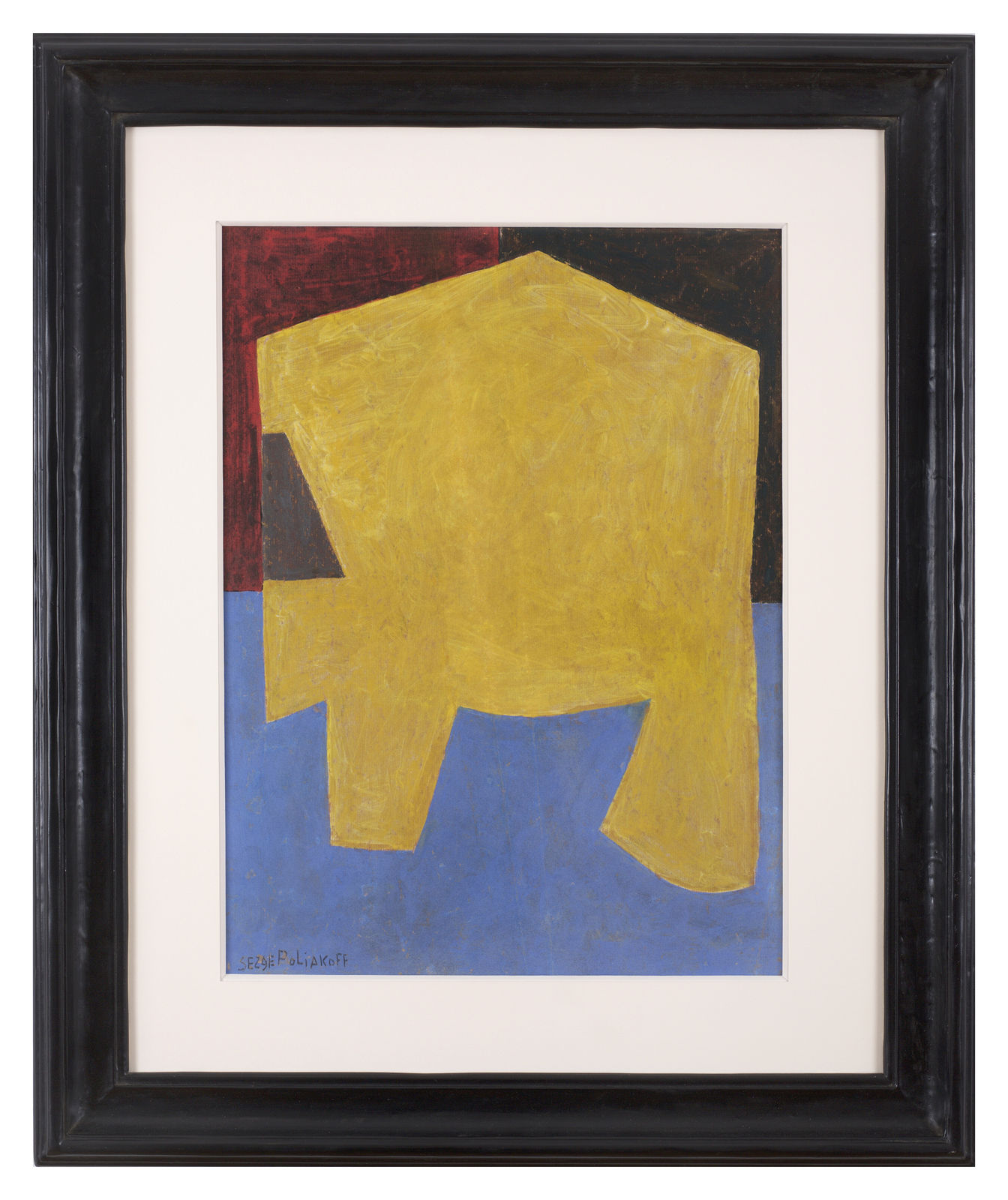 Serge Poliakoff, Bleu, rouge, Jaune, 1951