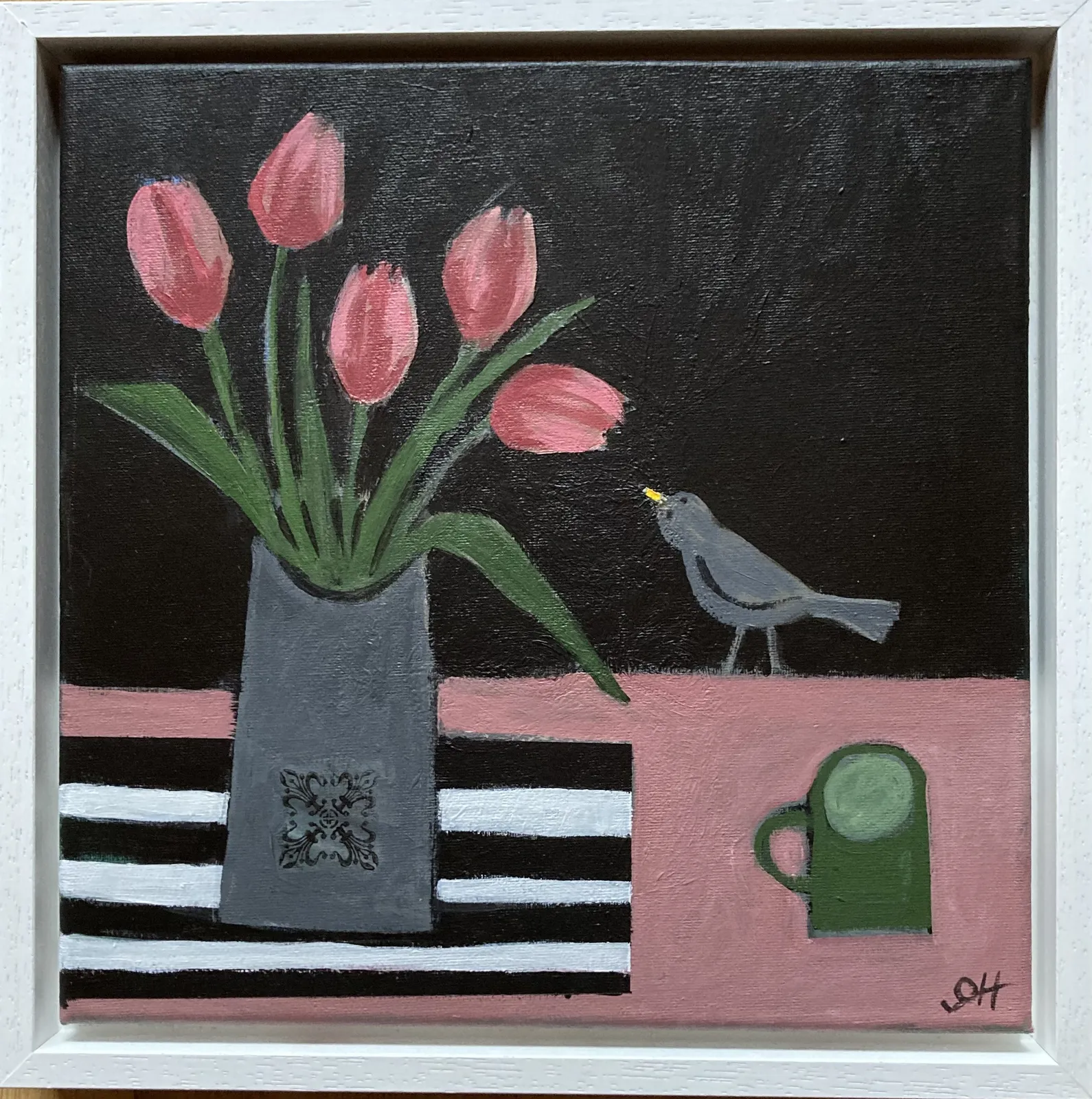 Gill Hamilton, Admiring The Tulips