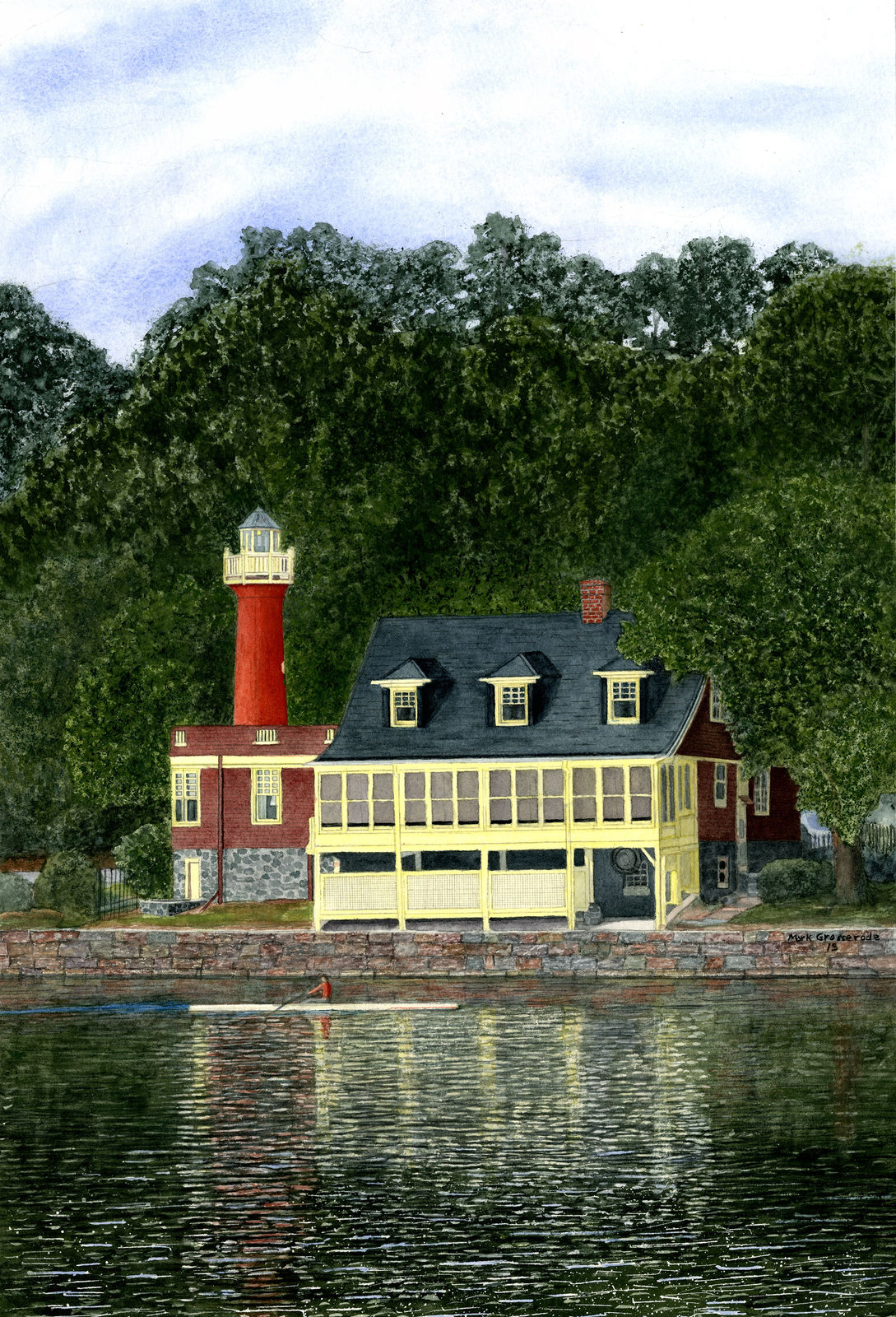 Mark Grosserode, Schuylkill River, 2013