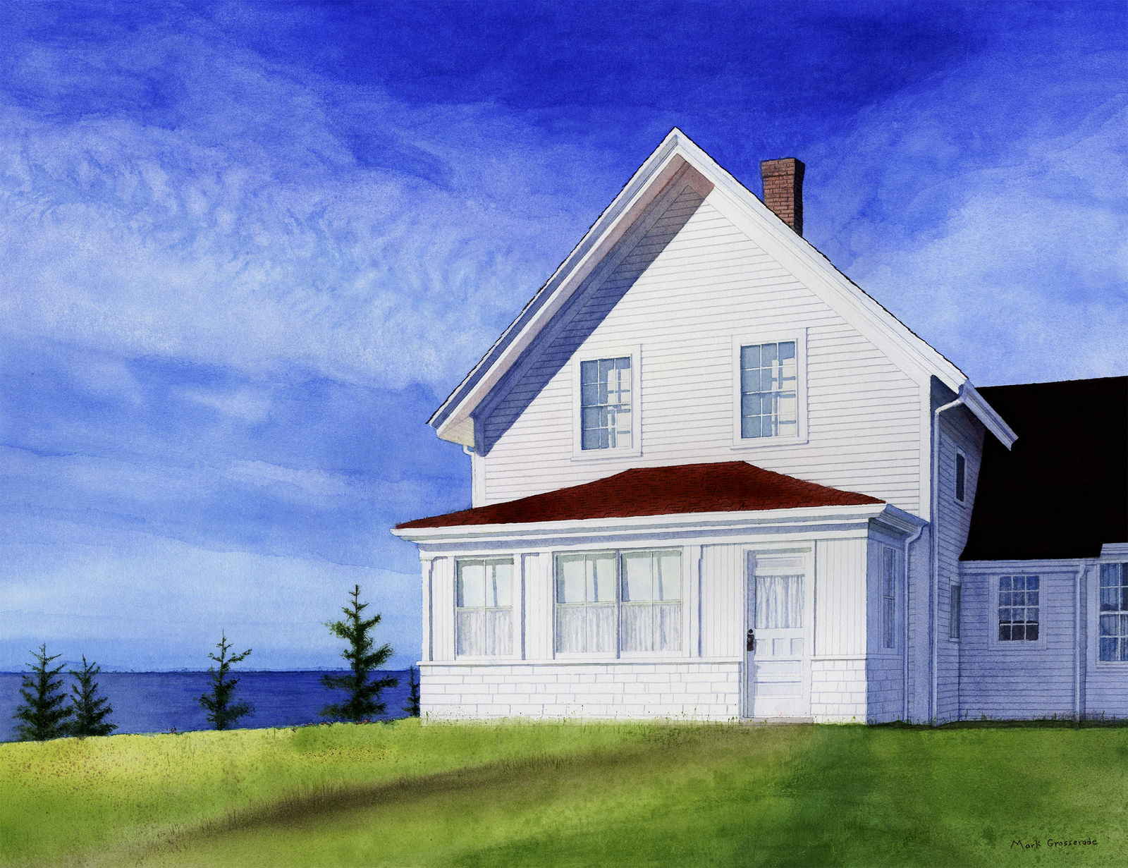 Mark Grosserode, Monhegan House, 2017