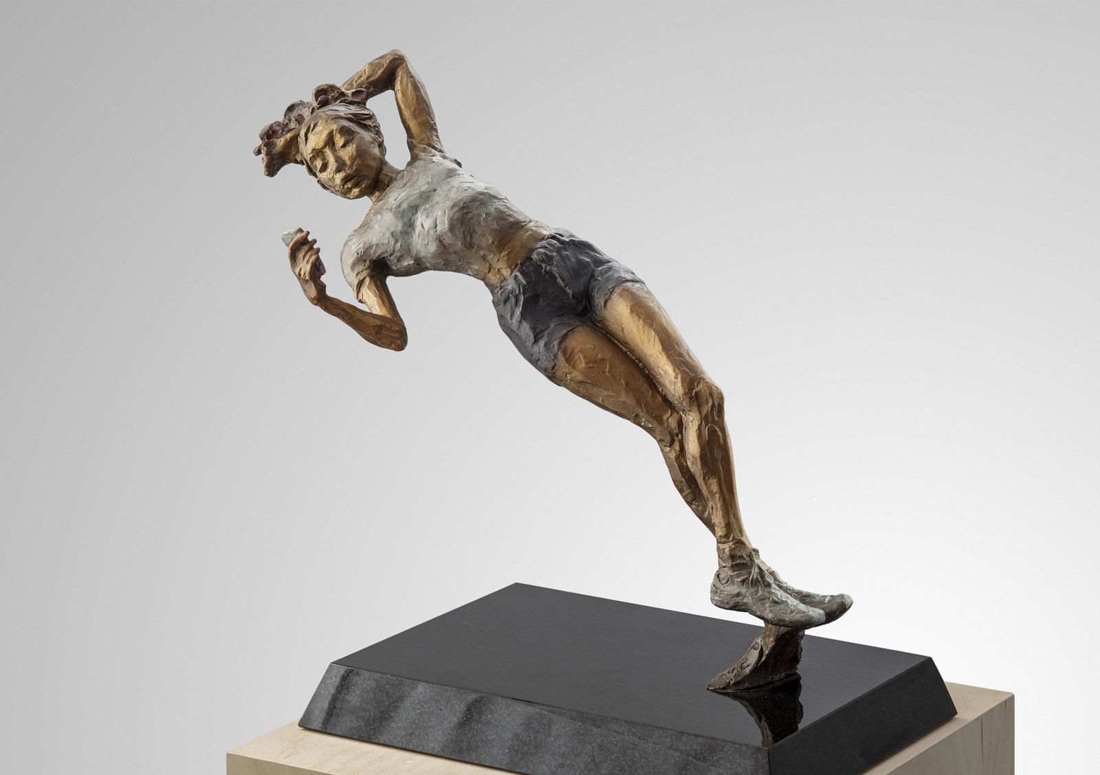 Snap Girl, Bronze, Family, Children, Female