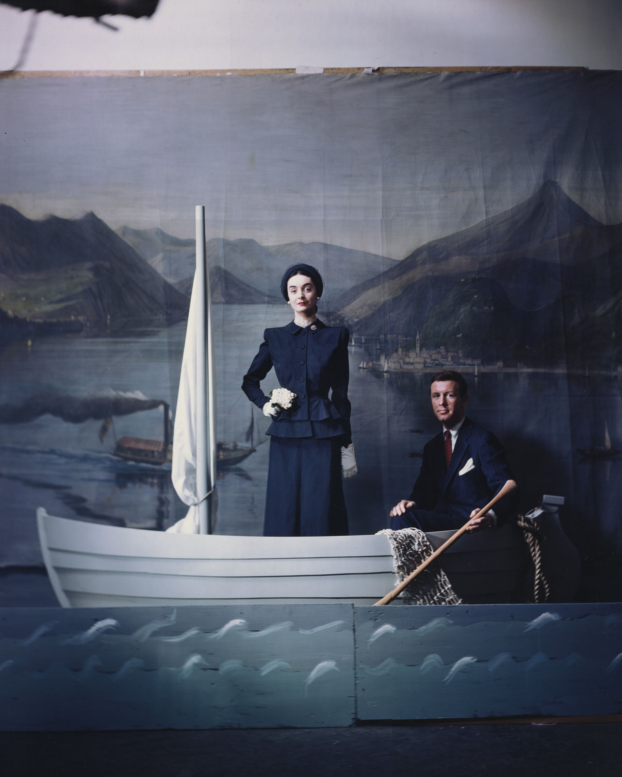 Frances McLaughlin-Gill, Pat Donovan and Henry Clarke, NYC, Glamour Magazine, 1947