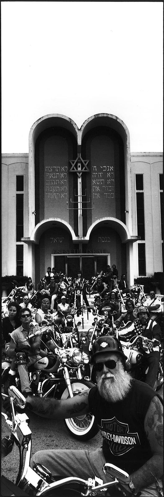 Frédéric Brenner, Jews with Hogs, Miami Beach, Florida, 1994