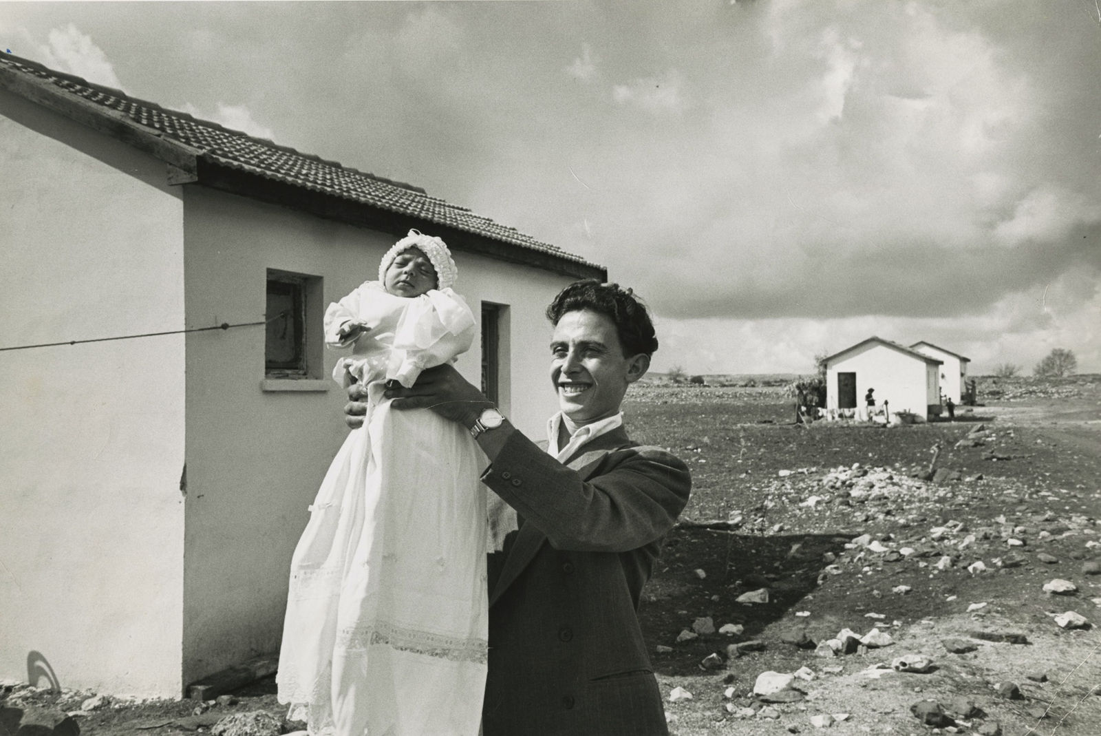 David Seymour, First Child Born in Settlement, Alma, Israel, 1951