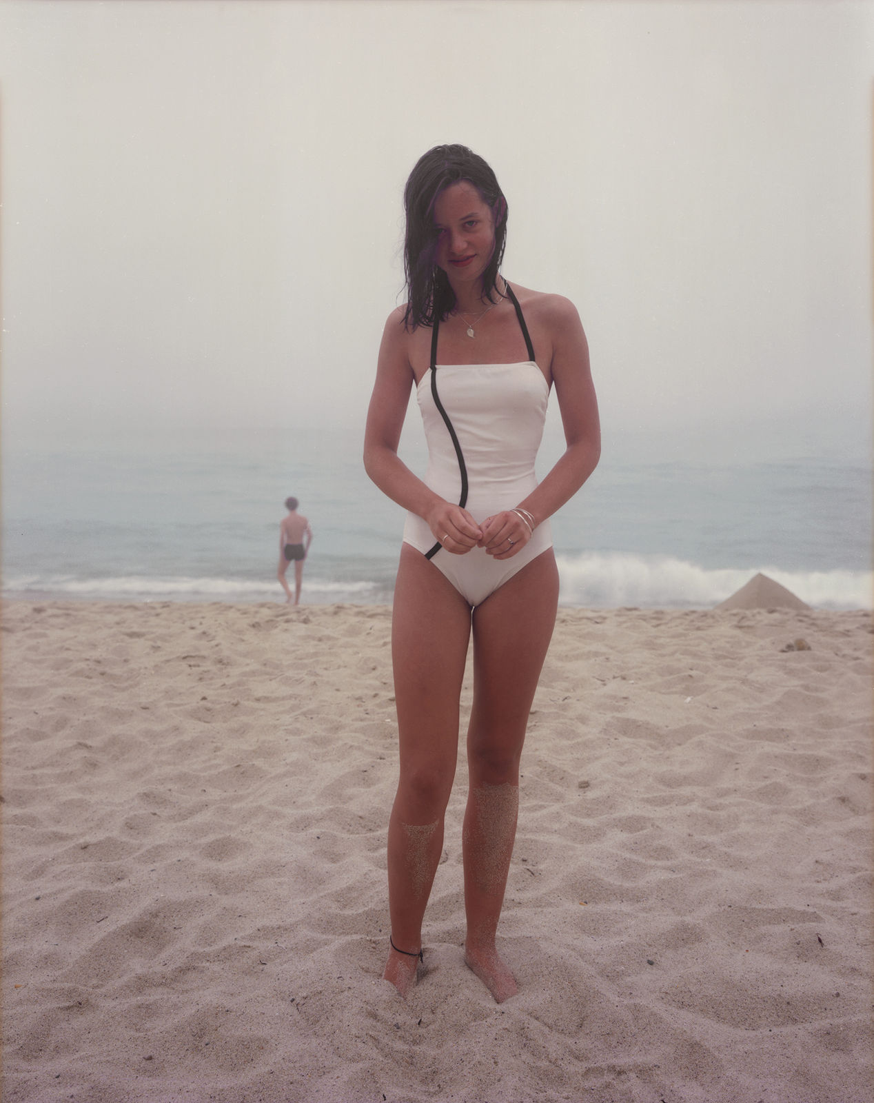 Joel Meyerowitz, Shy Young Girl, Cape Cod, 1983