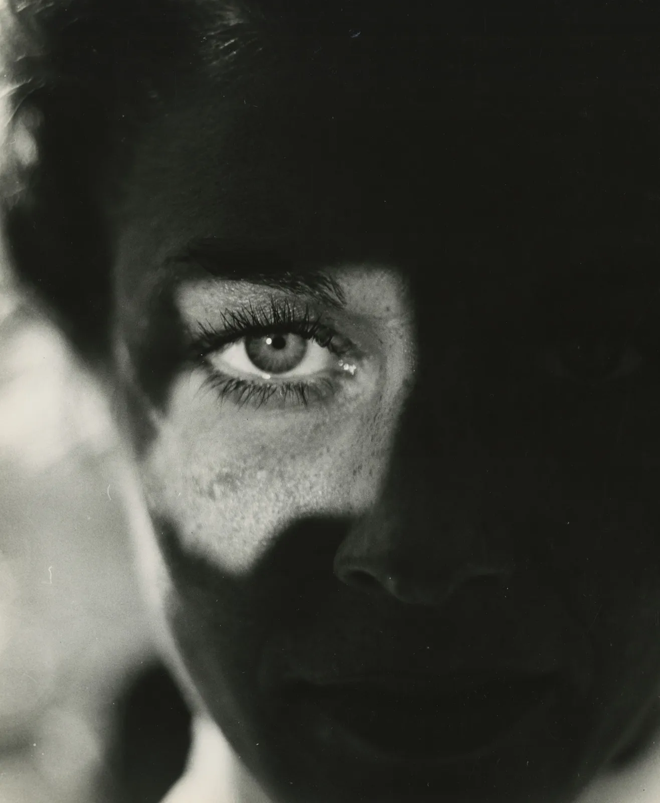 Frances McLaughlin-Gill, Untitled (woman's face with eye highlighted), c.1950s
