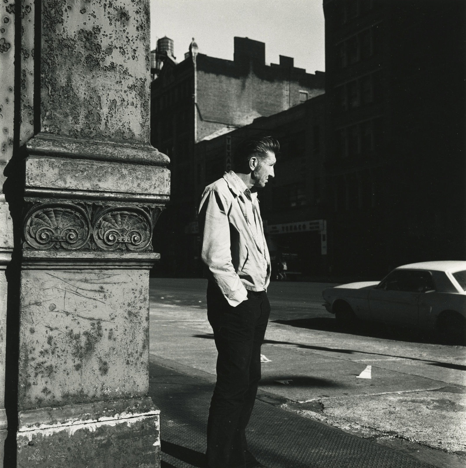 Larry Siegel, Man on Bowery, NYC, 1960