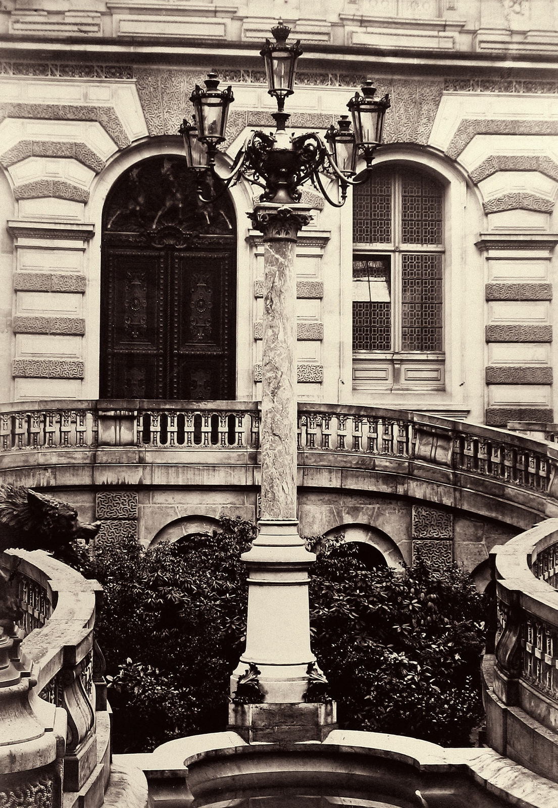 Charles Marville, Candelabre a 5 branches, c.1865