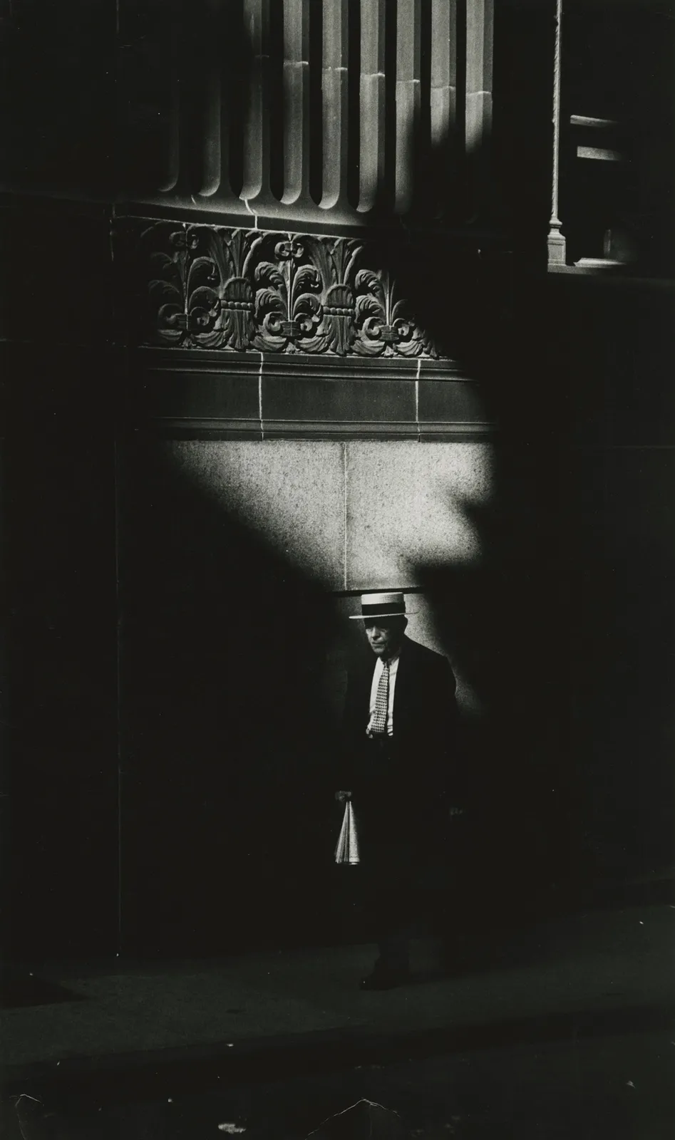 Marvin E. Newman, Sun Shadow, Wall Street, 1956