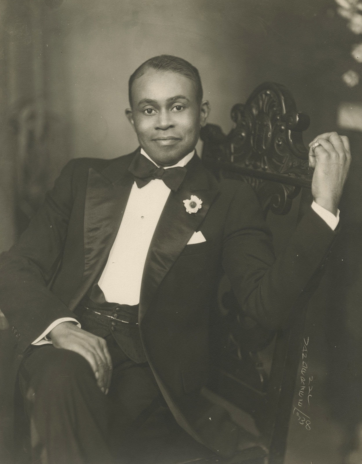 James Van Der Zee, Untitled (portrait of man), 1938