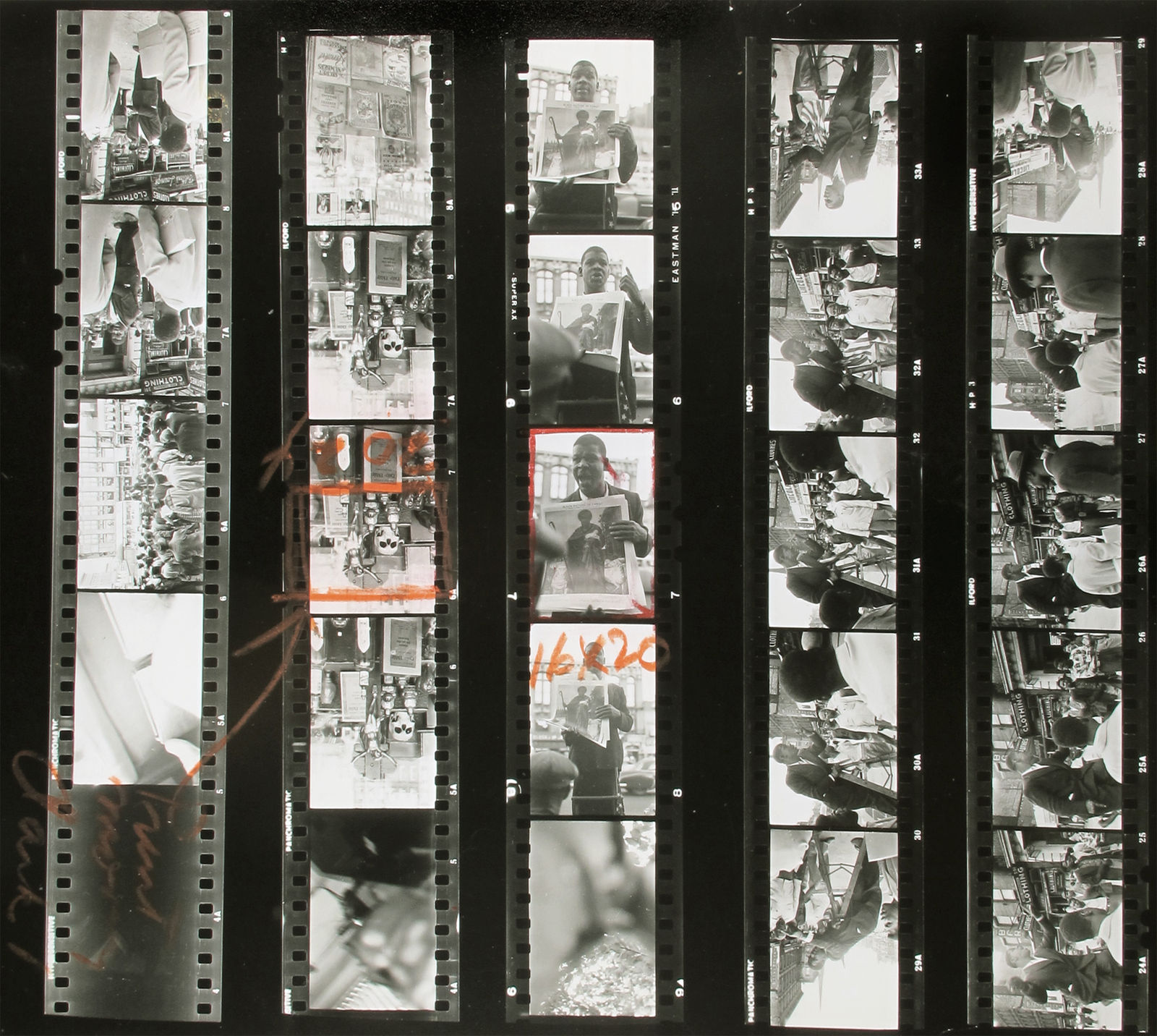 Gordon Parks, Untitled, Contact Sheet, 1952
