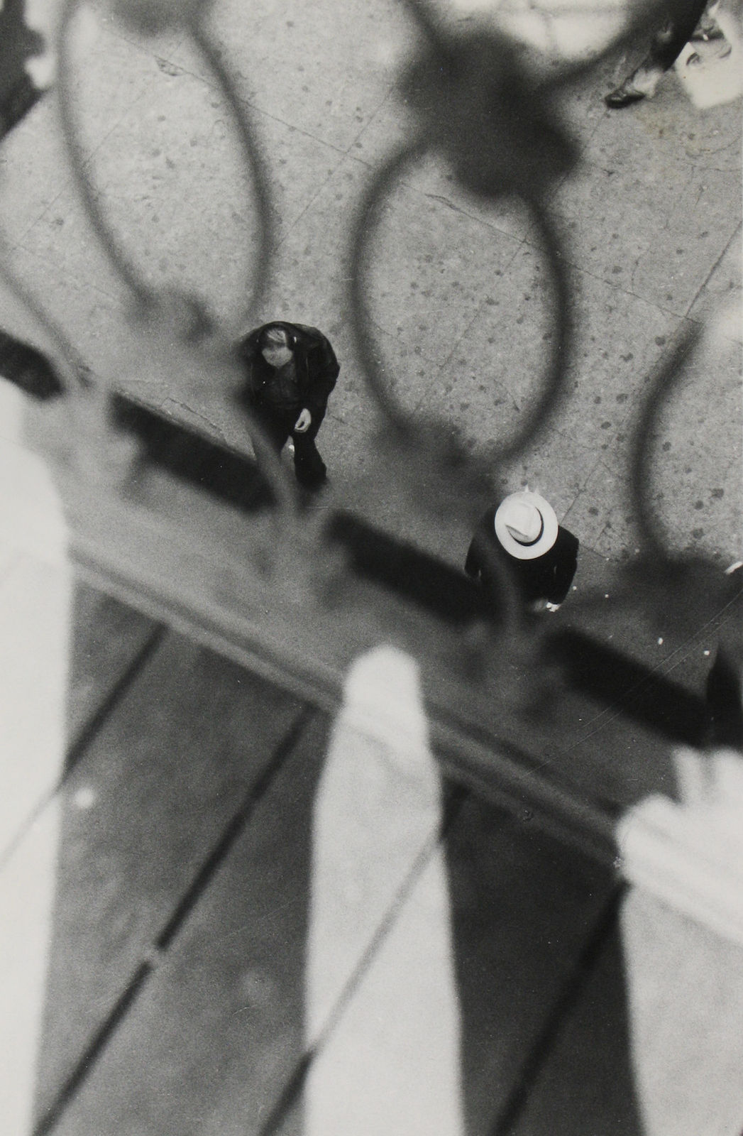 Saul Leiter, From the El with Bob Weaver, c.1955