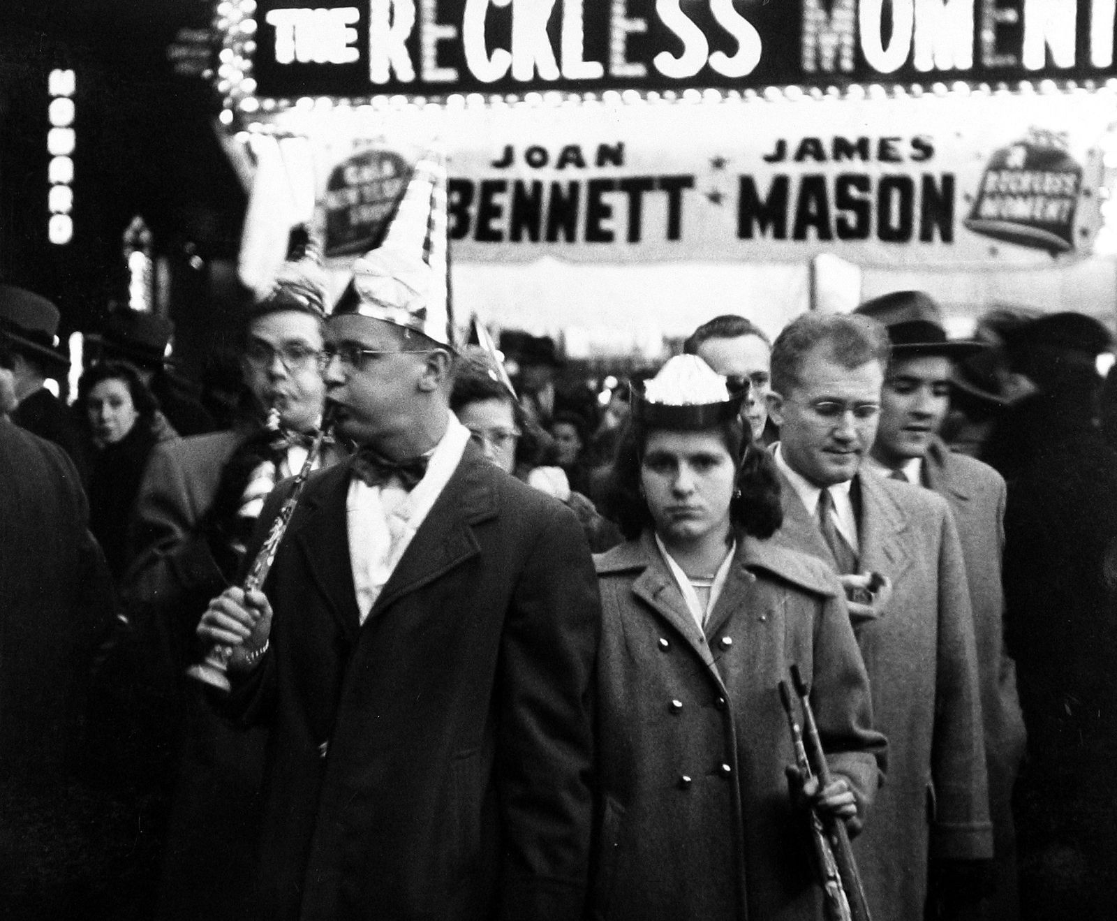 Dan Weiner, New Year's Eve, Times Square, 1950