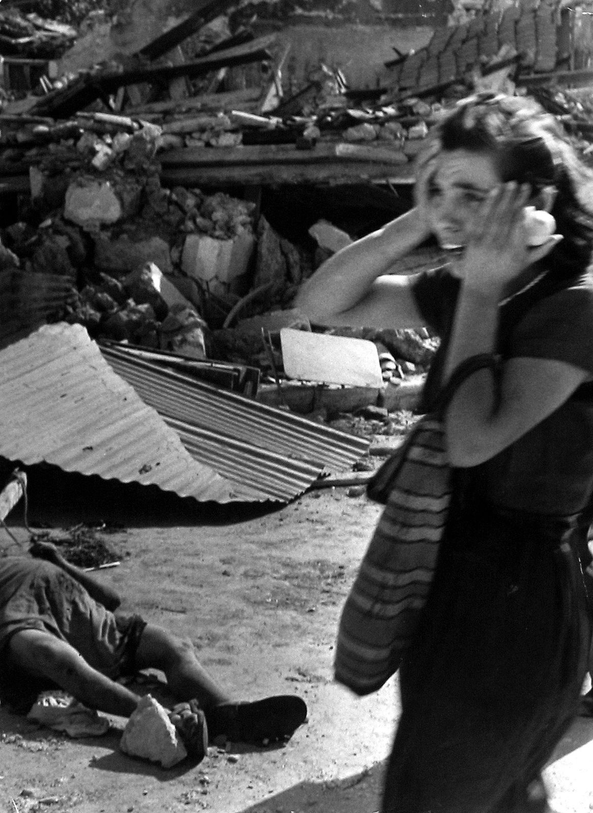 David Seymour, Greek Earthquake, c.1950