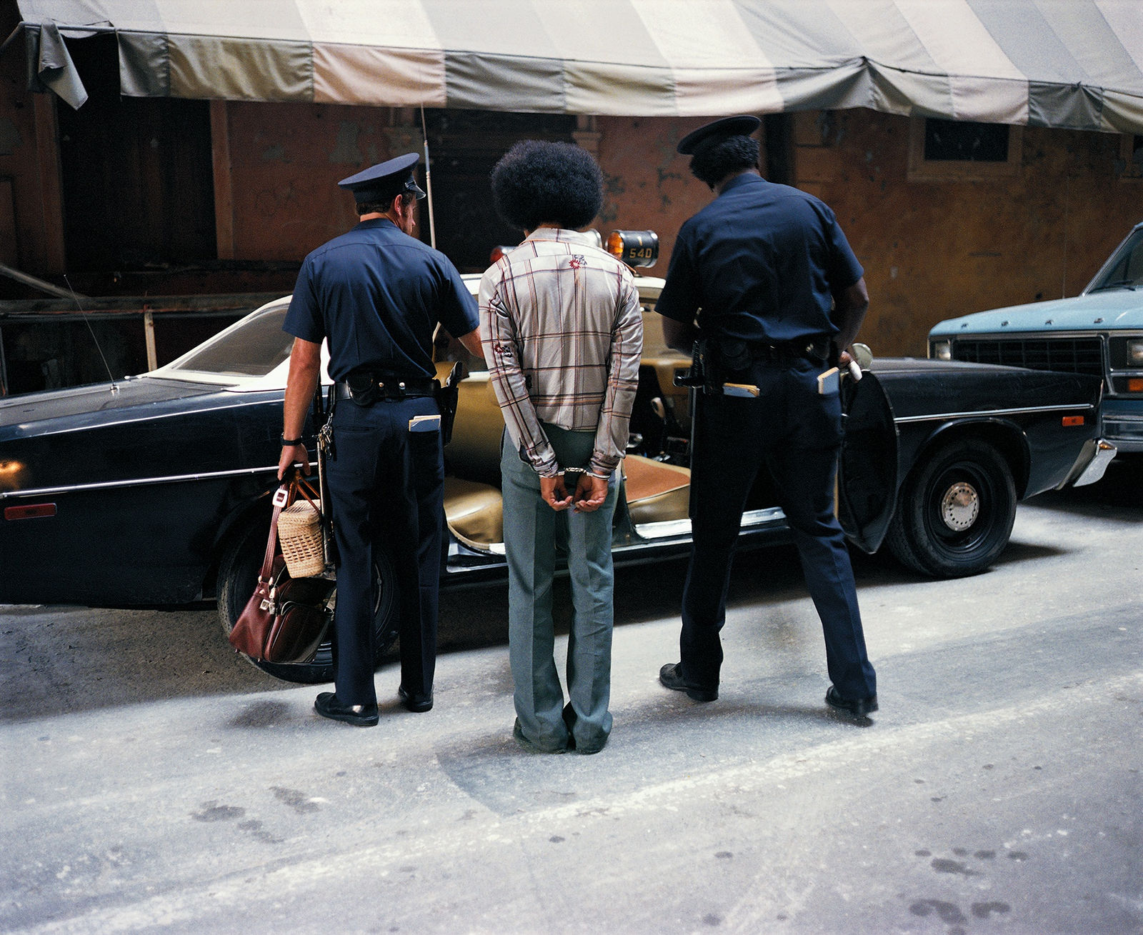 Wim Wenders, Painted Background and Foreground Action, Downtown Los Angeles, California, 1983