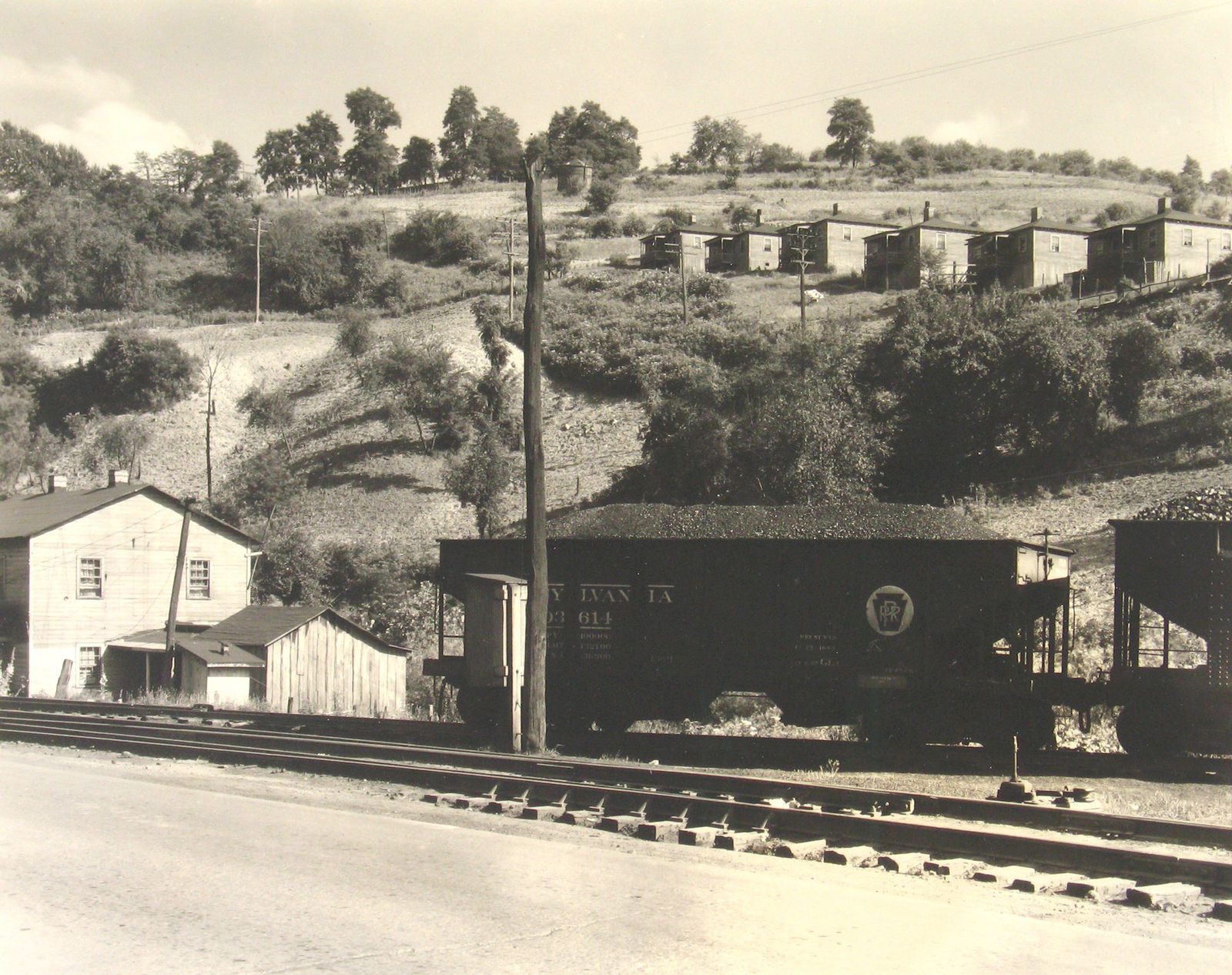 Walker Evans, Mining Camp, Osage, West Virginia, 1935