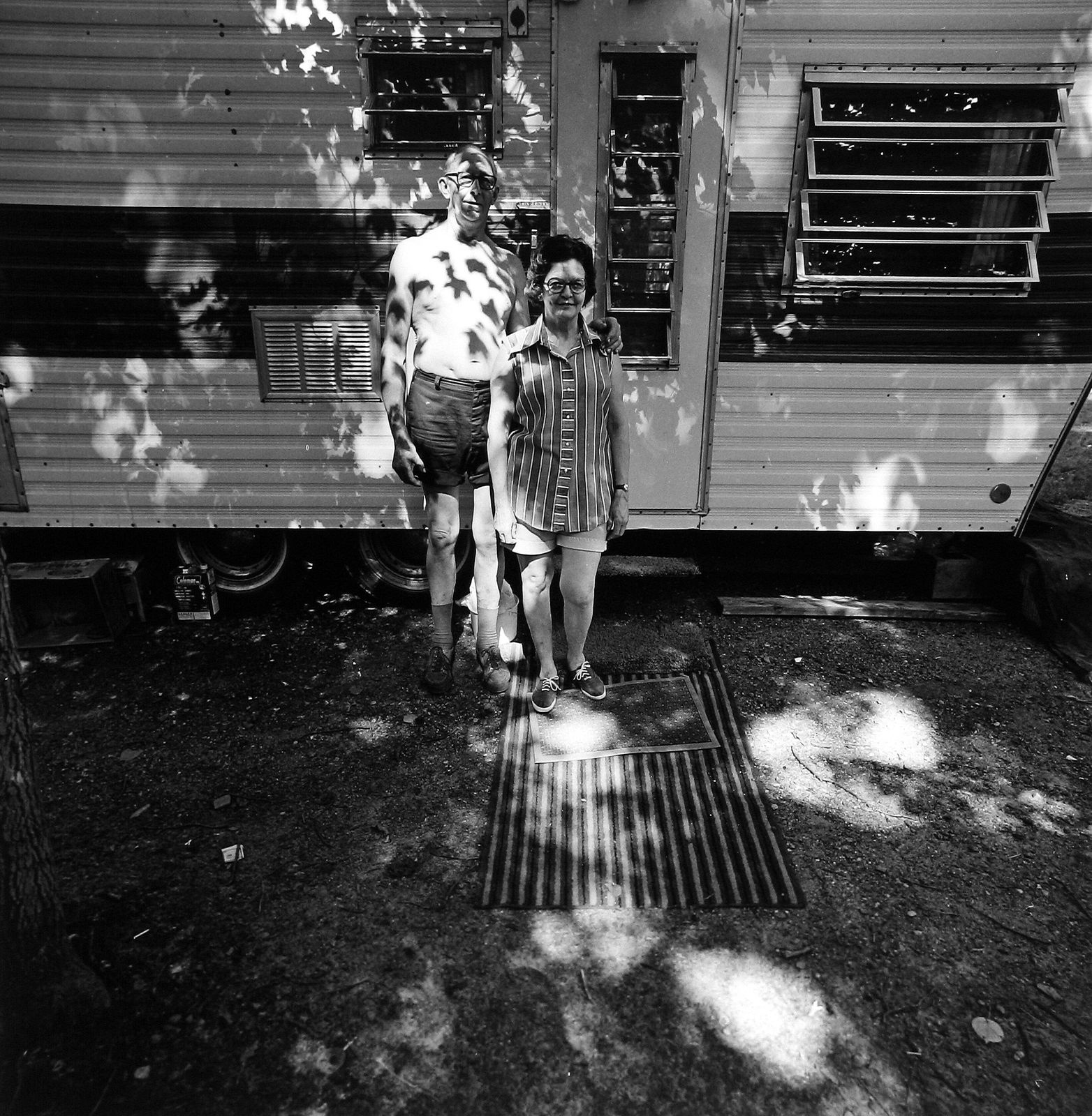 Paper Size: 14 x 11 inches, Retired couple, Winona, Minnesota, 1976