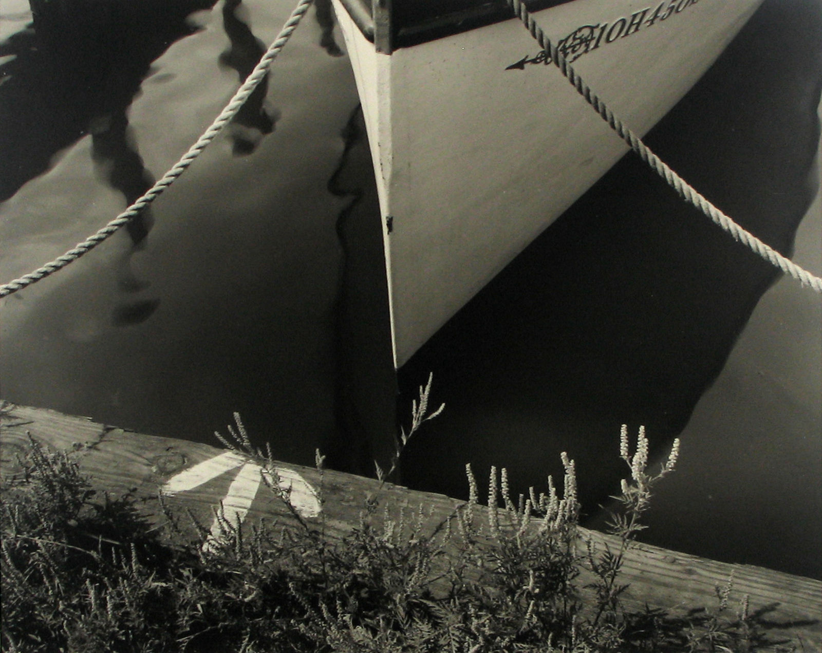 Bill Witt, |Boat + Arrow, Provincetown Harbor, 1948-49