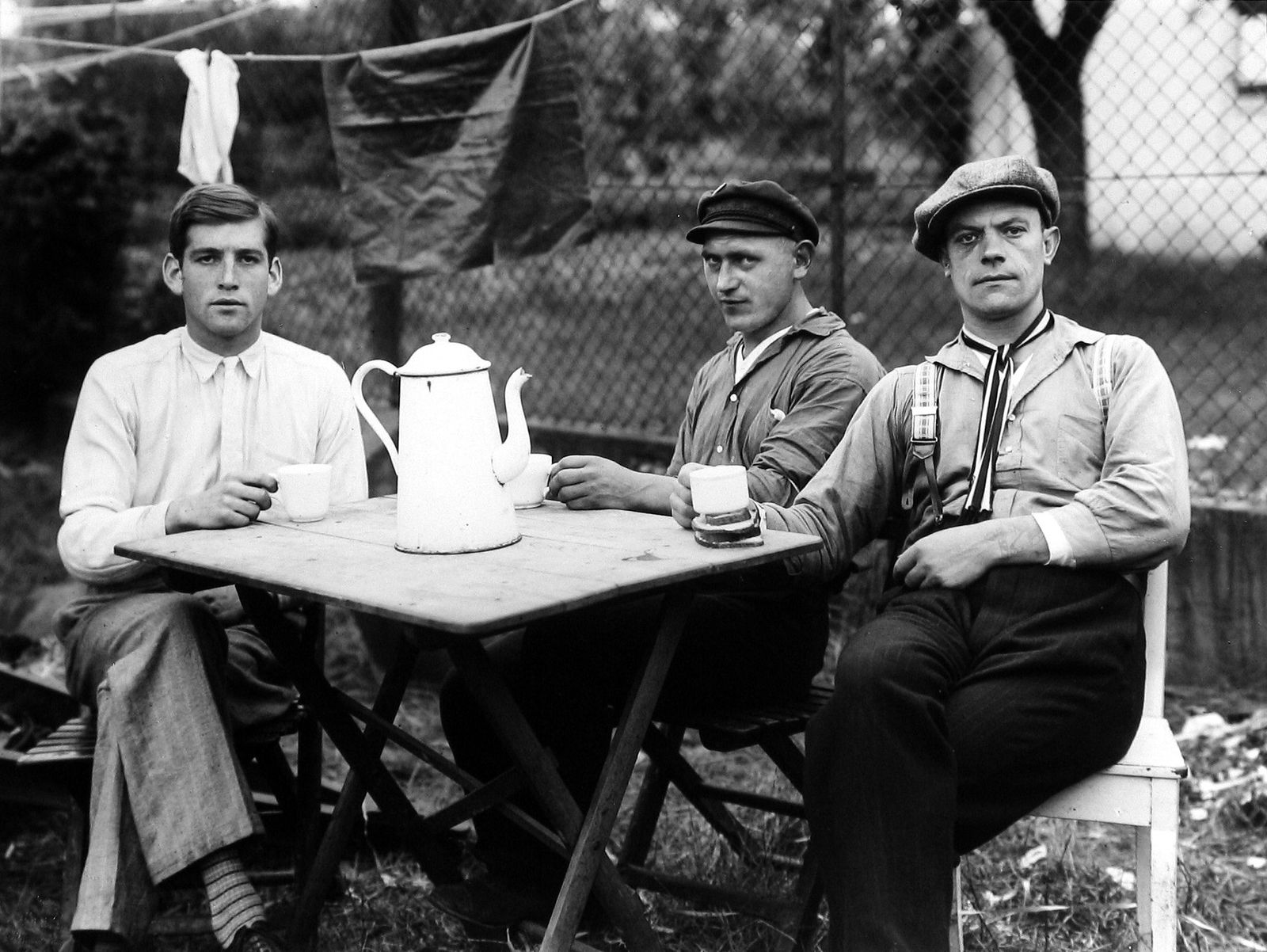 August Sander, Circus Workers, Koln, 1926