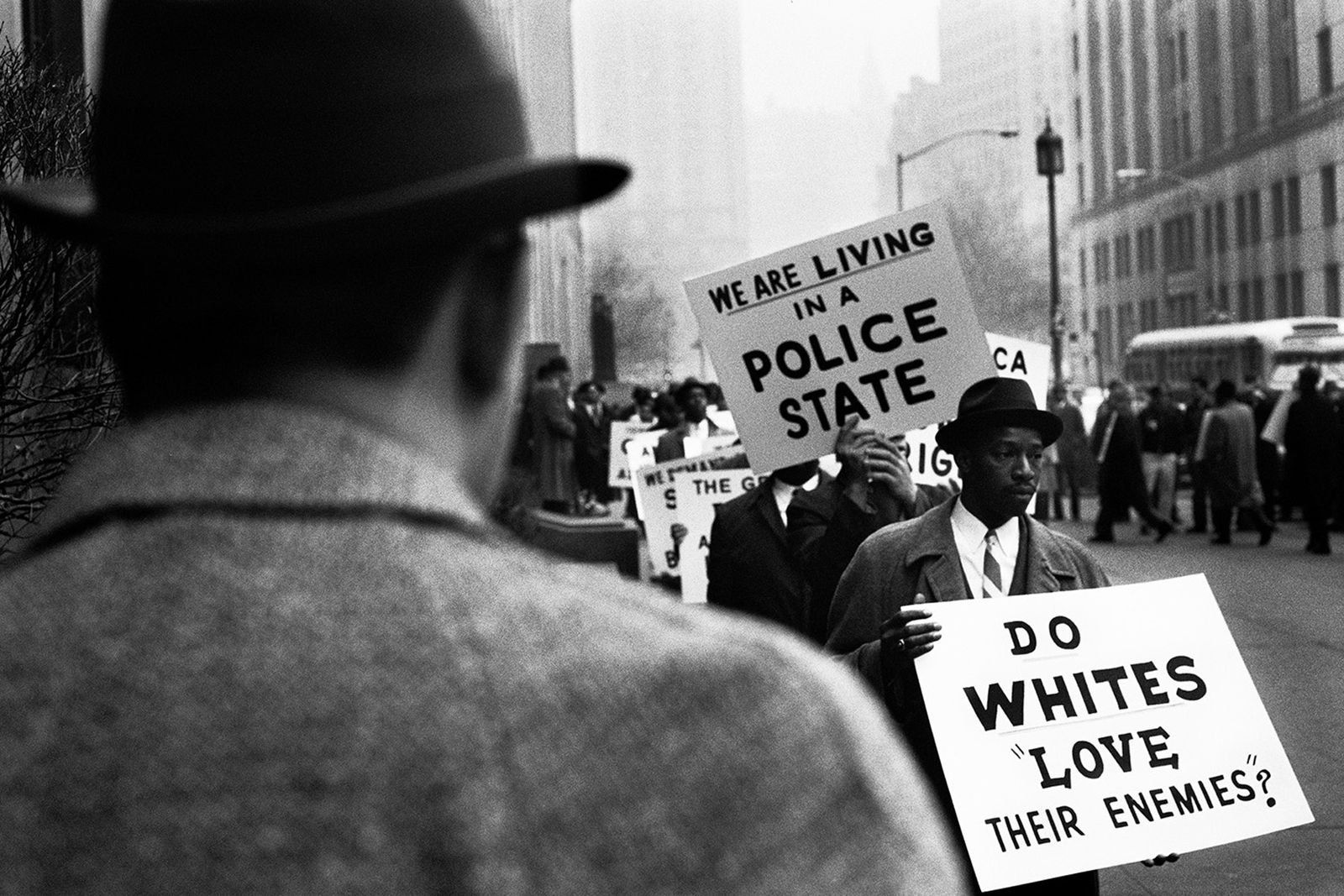 Gordon Parks, Protest Against Police Brutality, New York, New York, 1963