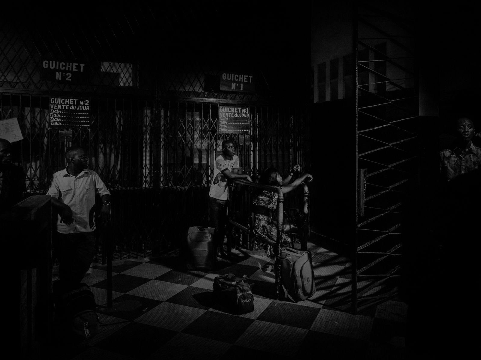 Alex Majoli, Scene #0880, Brazzaville, Congo, Train station, 2013