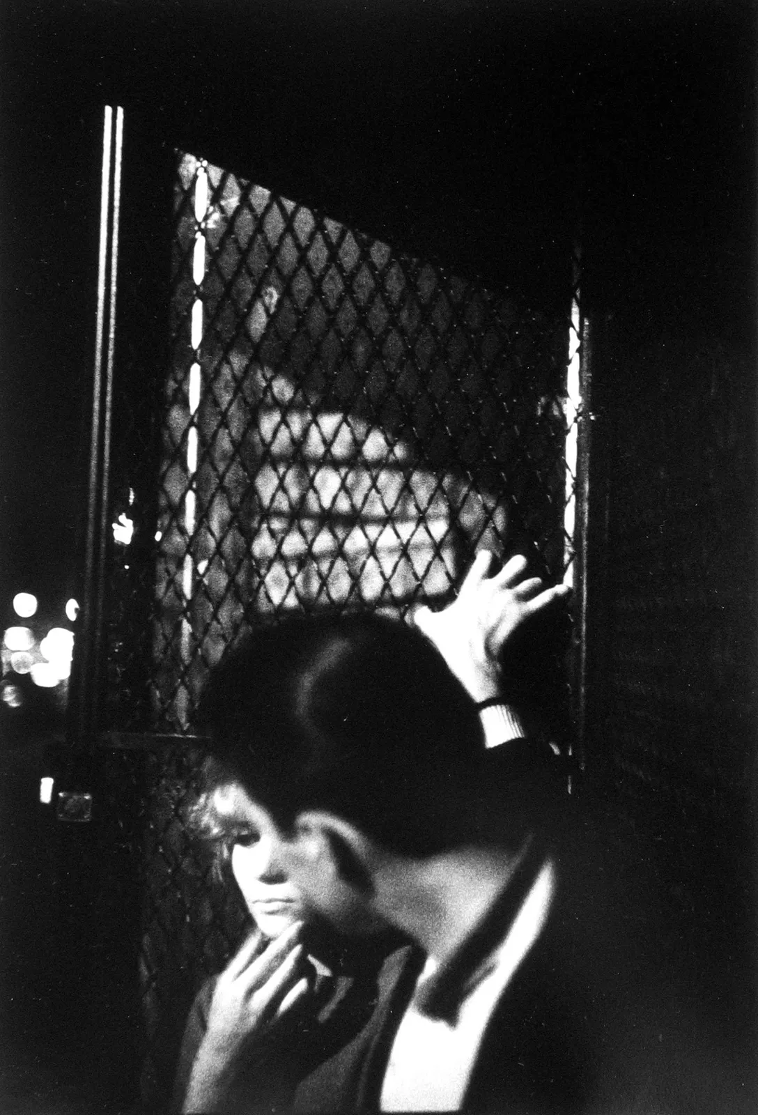 Bruce Davidson, Kathy and young man in shadows, 1959