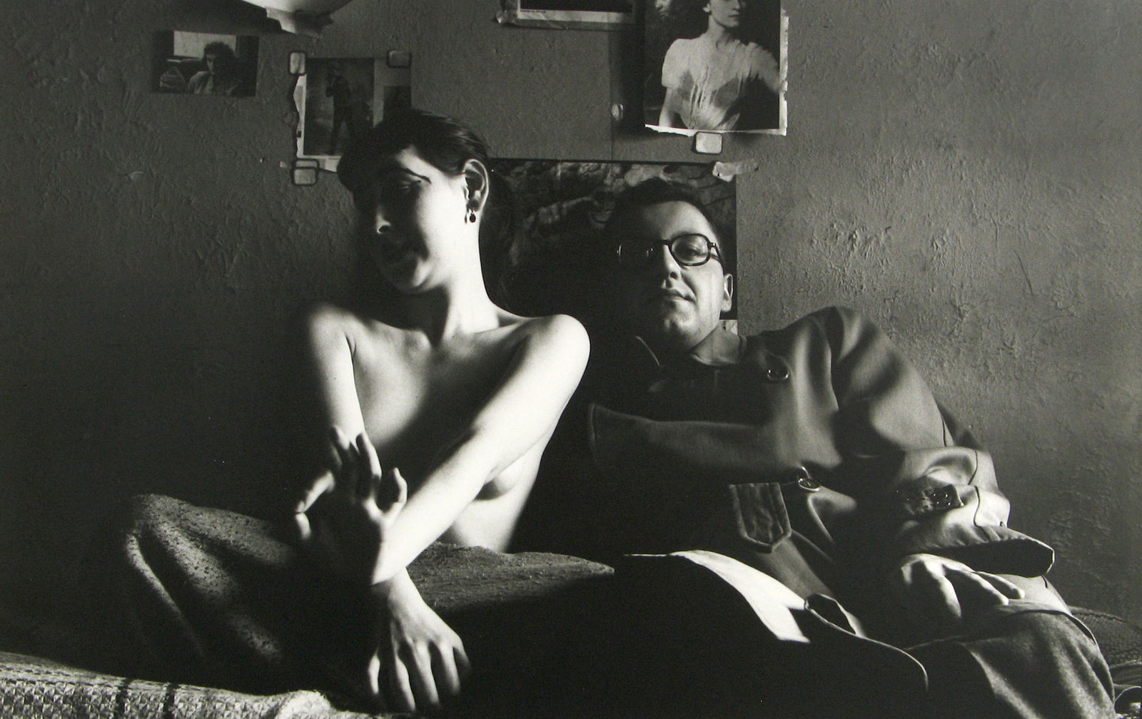 Saul Leiter, Self-Portrait with Inez, c.1947