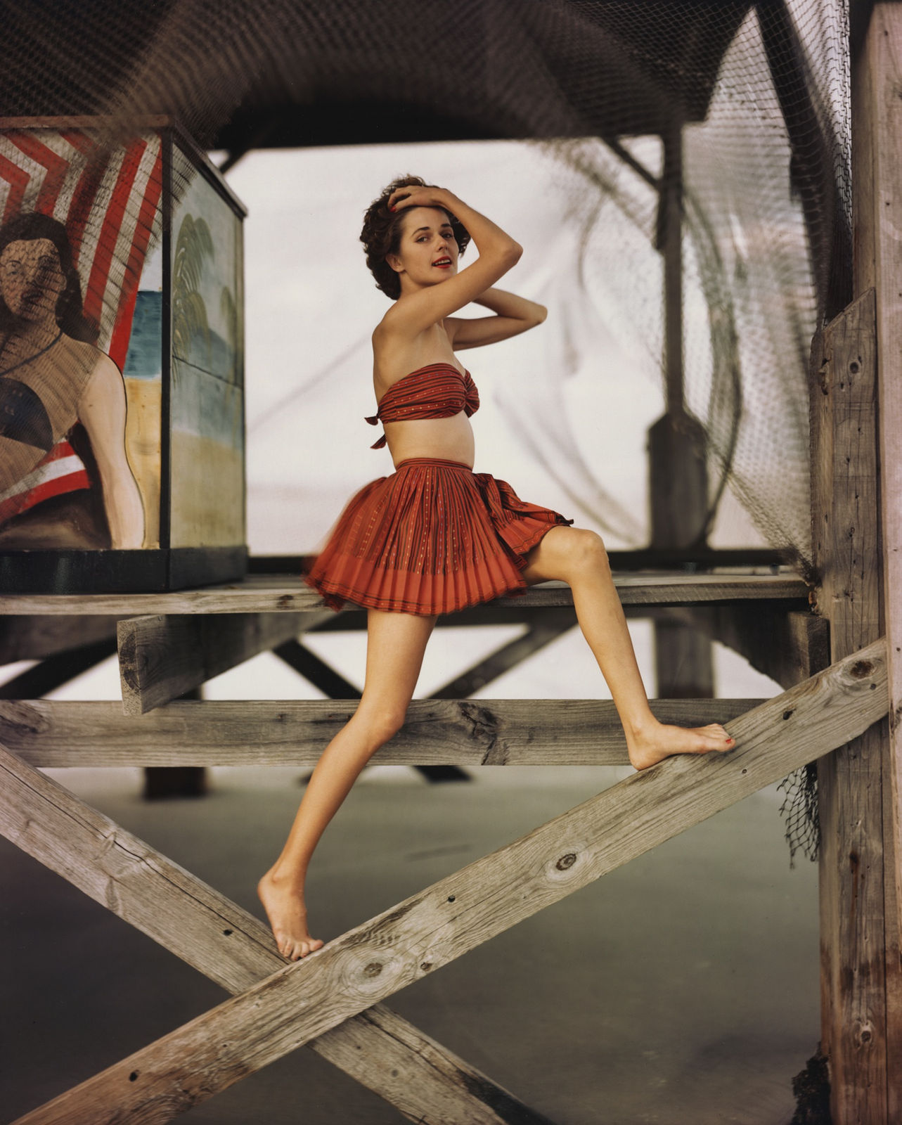 Frances McLaughlin-Gill, Carol McCarlson on a Pier at St. Augustine, Florida, Vogue, 1948