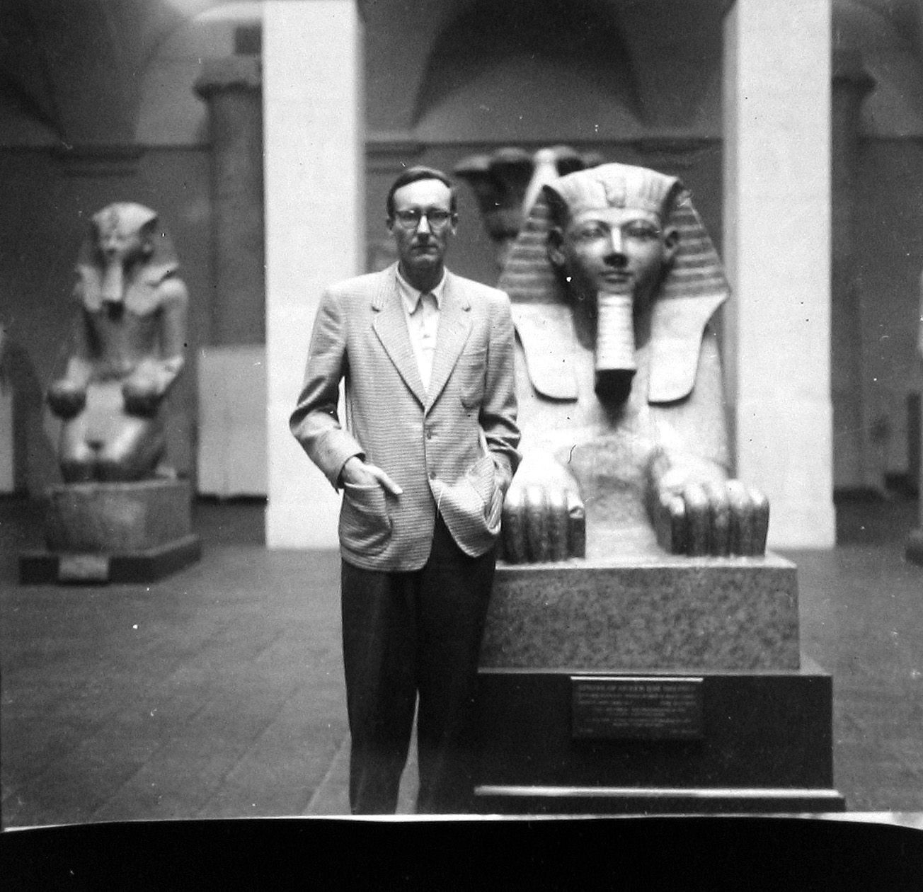 Allen Ginsberg, William S. Burroughs, Metropolitan Museum, New York, Winter, 1953