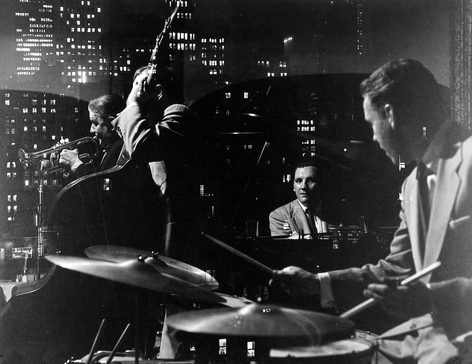Robert Parent, Wild Bill Davidson Band at Child's Paramont, NY, c.1953
