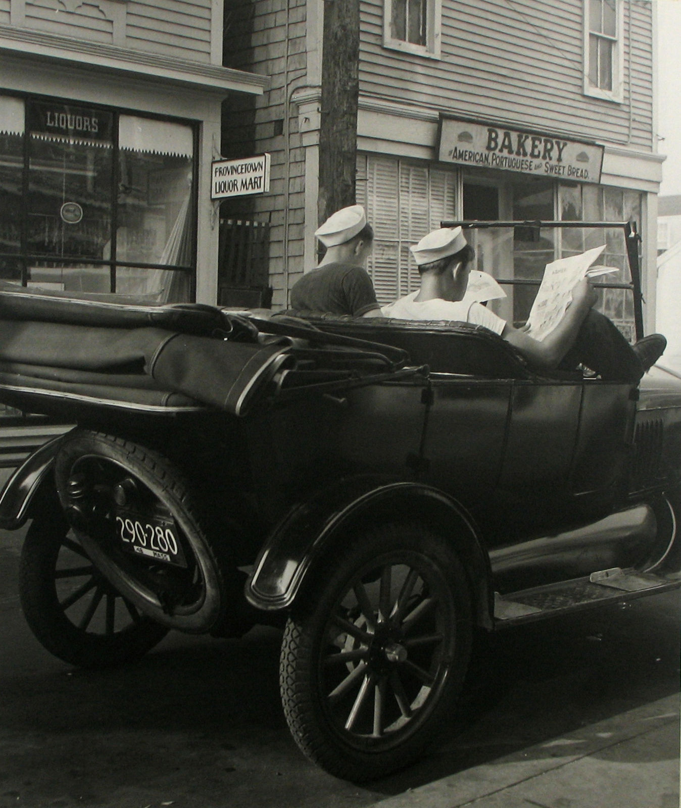 Bill Witt, Sunday Funnies, Provincetown, 1948