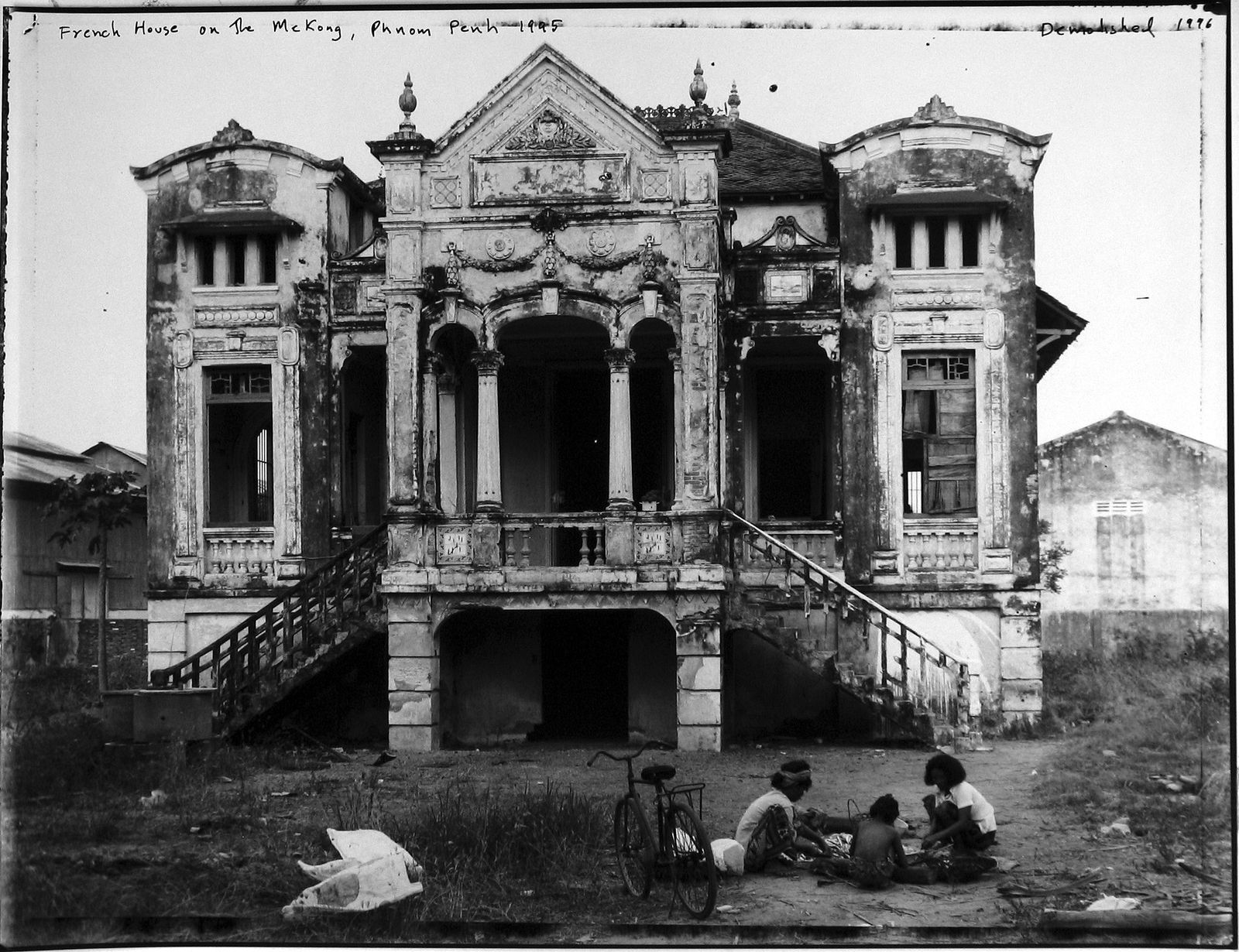 Bill Burke, French House, Phnom Penh 1995; Demolished 1996, 1995