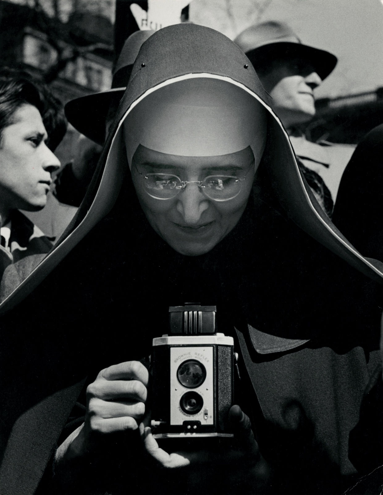 Erika Stone, Nun at Parade, N.Y.C., 1940s