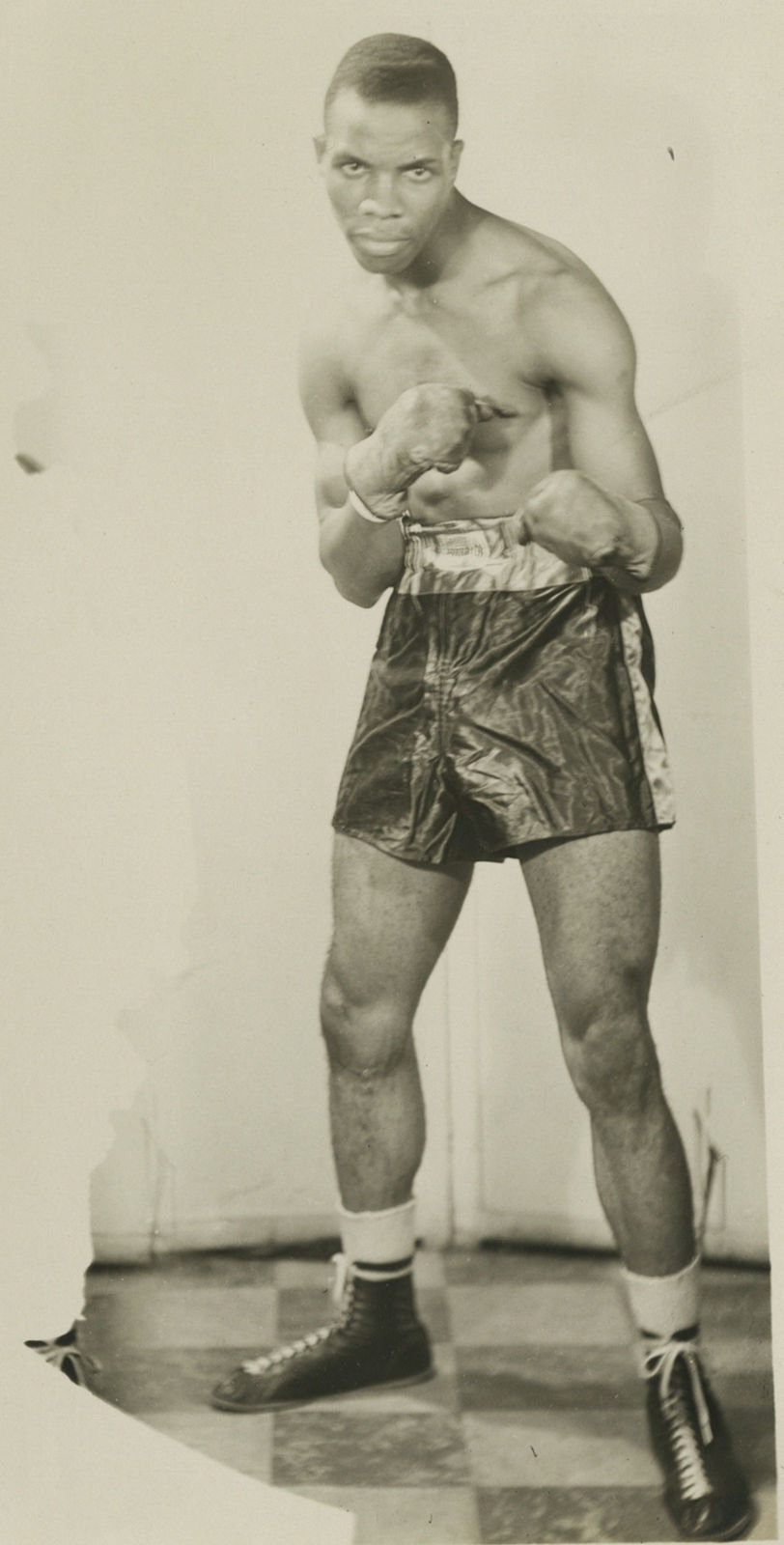 James Van Der Zee, Boxer's Stance #2, 1950s