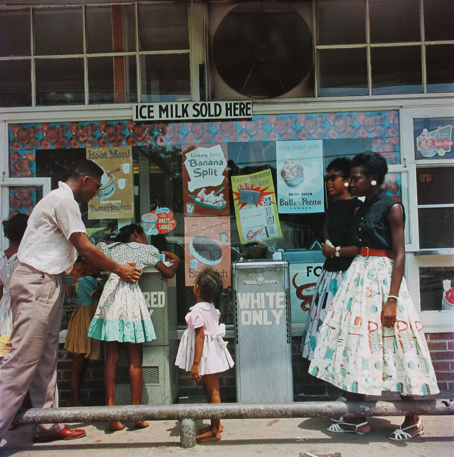 Gordon Parks, At Segregated Drinking Fountain, Mobile, Alabama, 1956