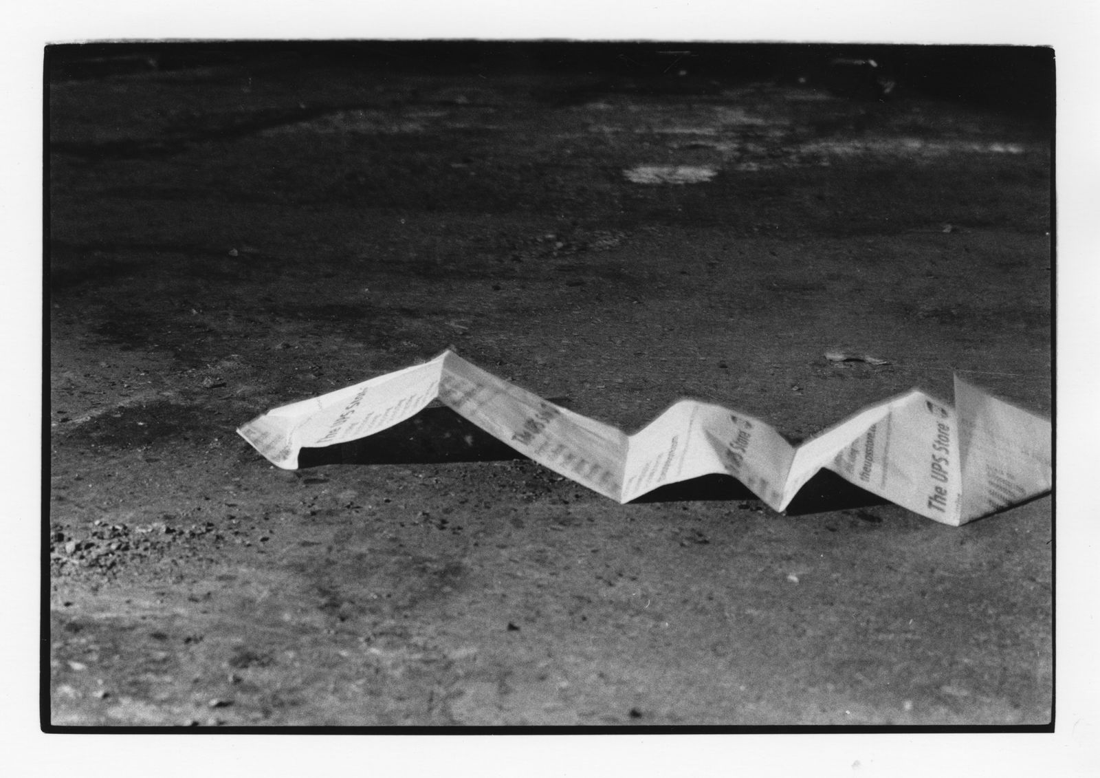 Mark Cohen, Zig Zag Receipt , 2024