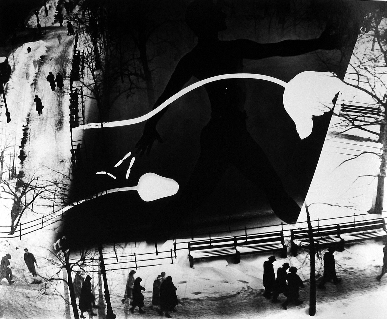 Barbara Morgan, Spring on Madison Square, 1938