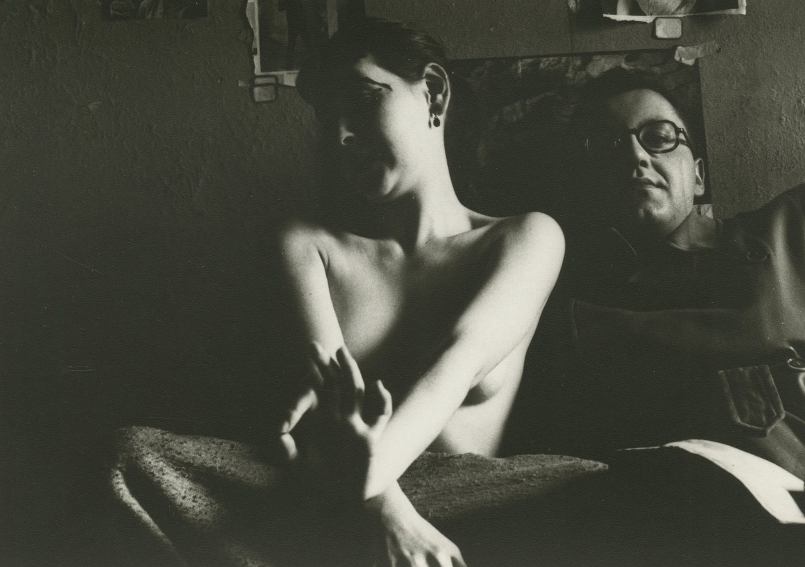 Saul Leiter, Self-Portrait with Inez
