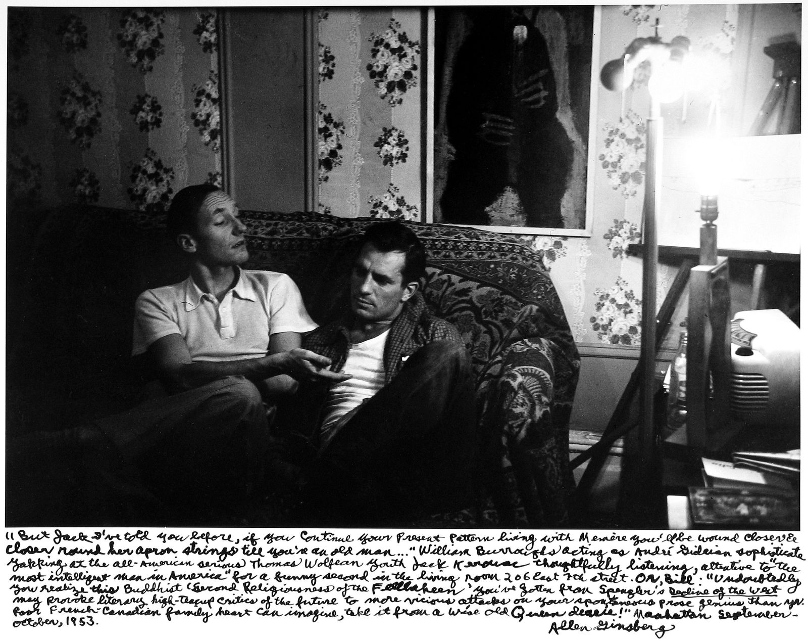 Allen Ginsberg, William S. Burroughs & Jack Karouac, New York, 1953