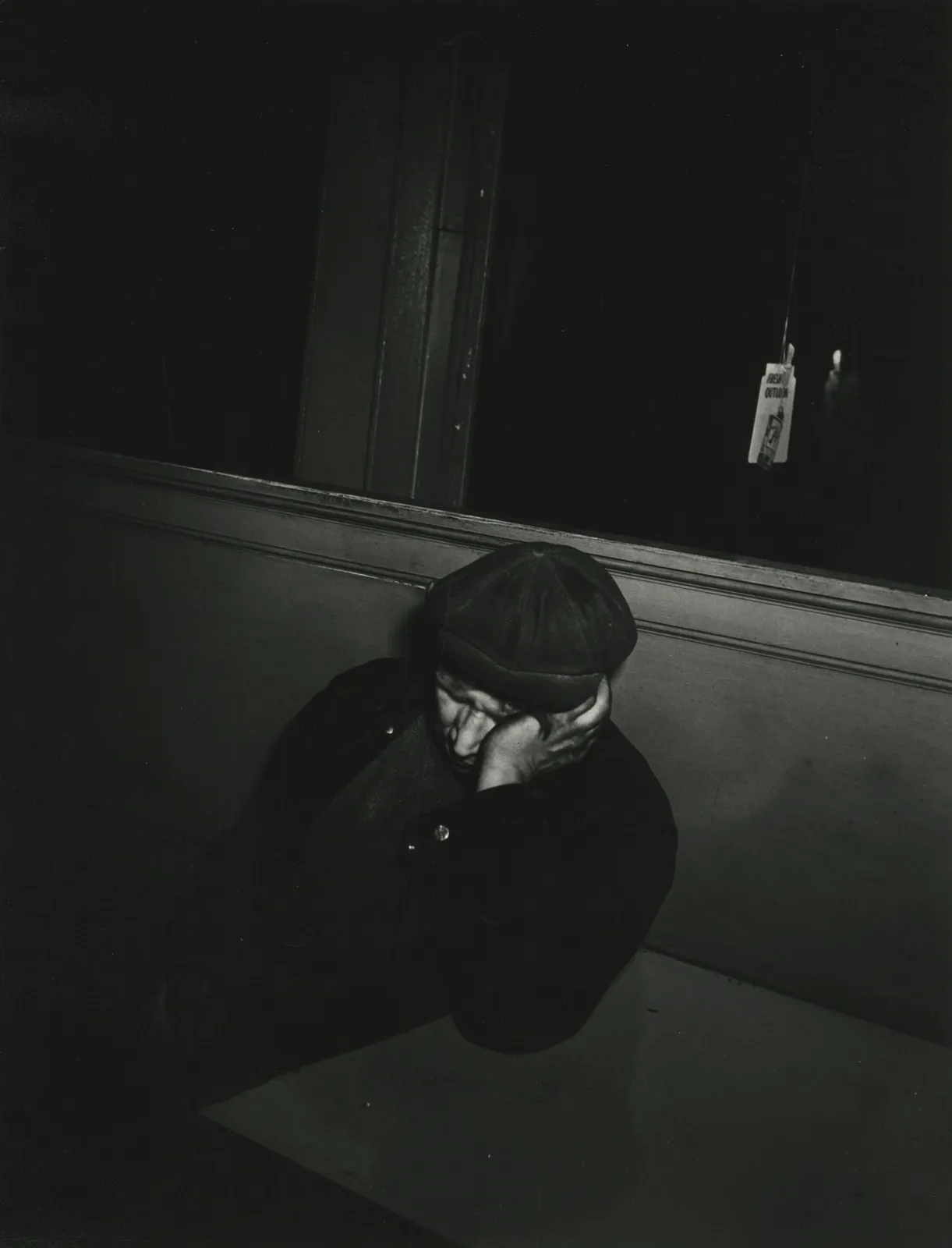 Weegee, Sleeping at the Bar, 1939