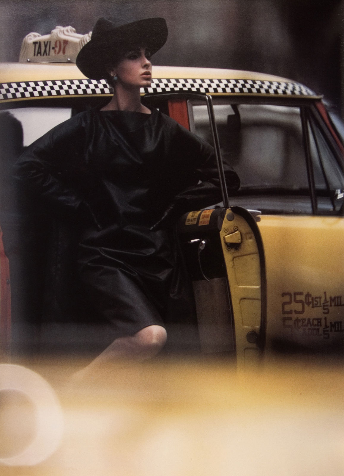 William Klein, Antonia + Yellow Taxi, New York, 1962