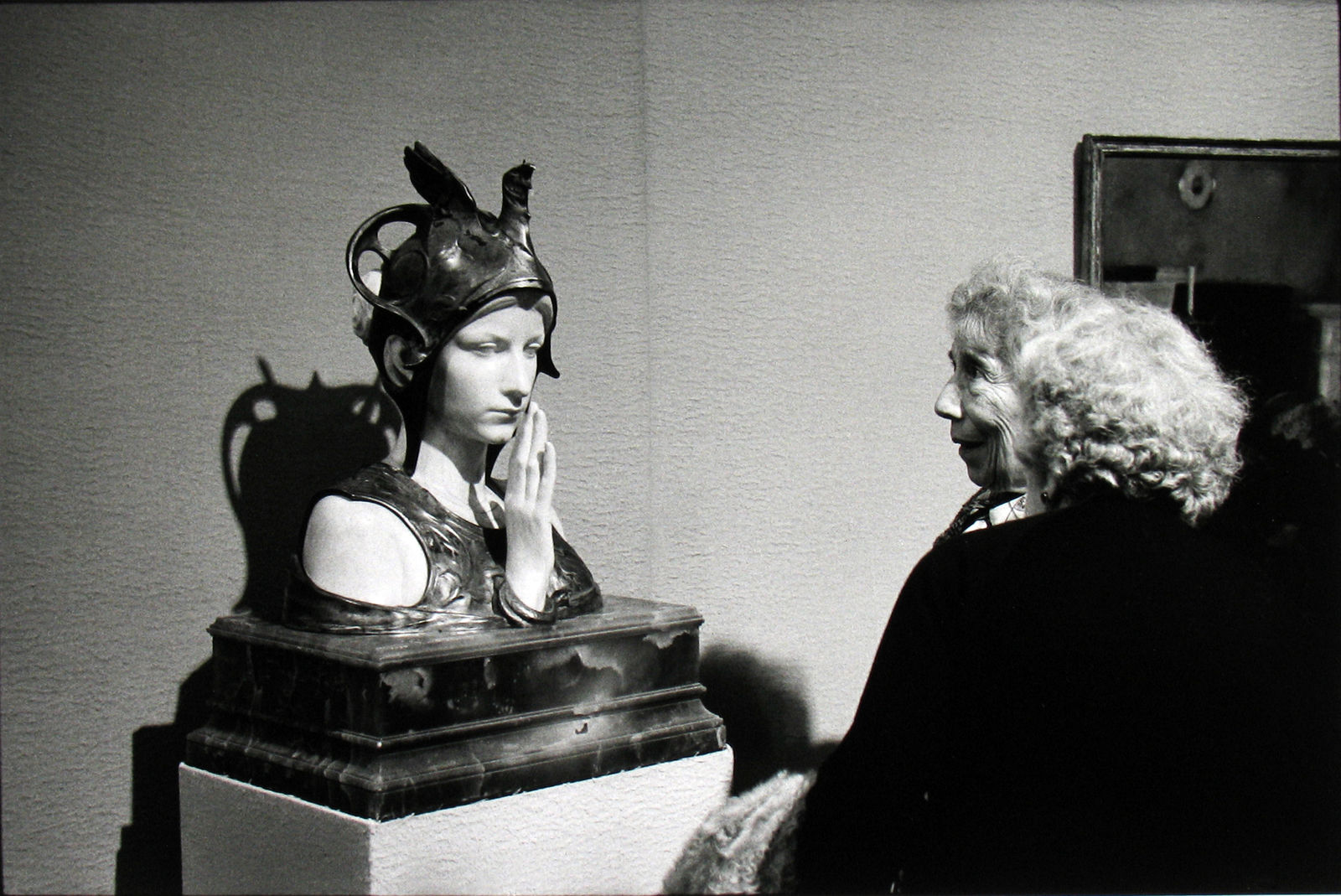Martine Franck, Exhibition 'peintres de l'Imaginaire', Belgian Symbolists and Surrealists, Grand Palais, Paris, 1972