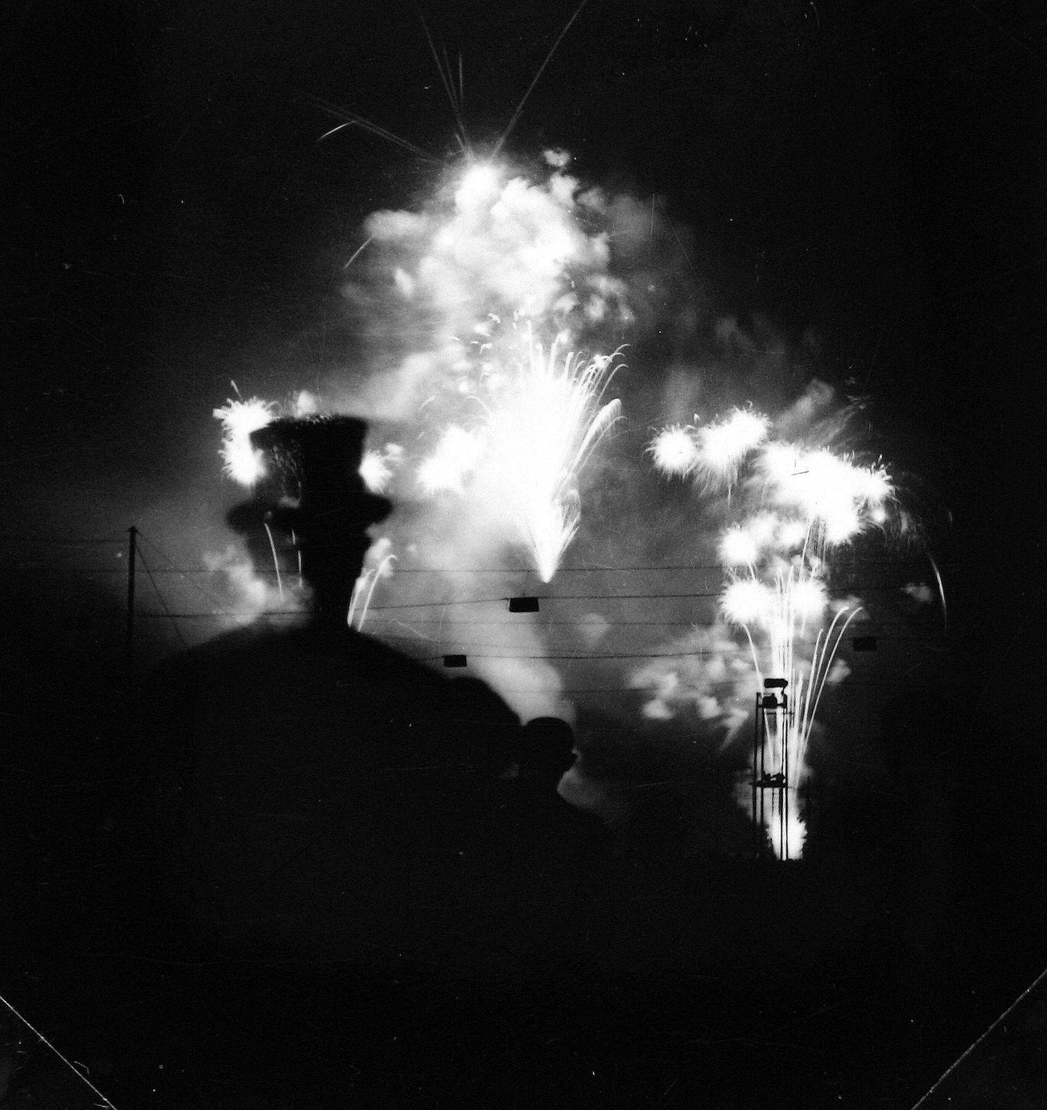 Brassaï, Evening at Longchamp Racetrack, Paris, 1936