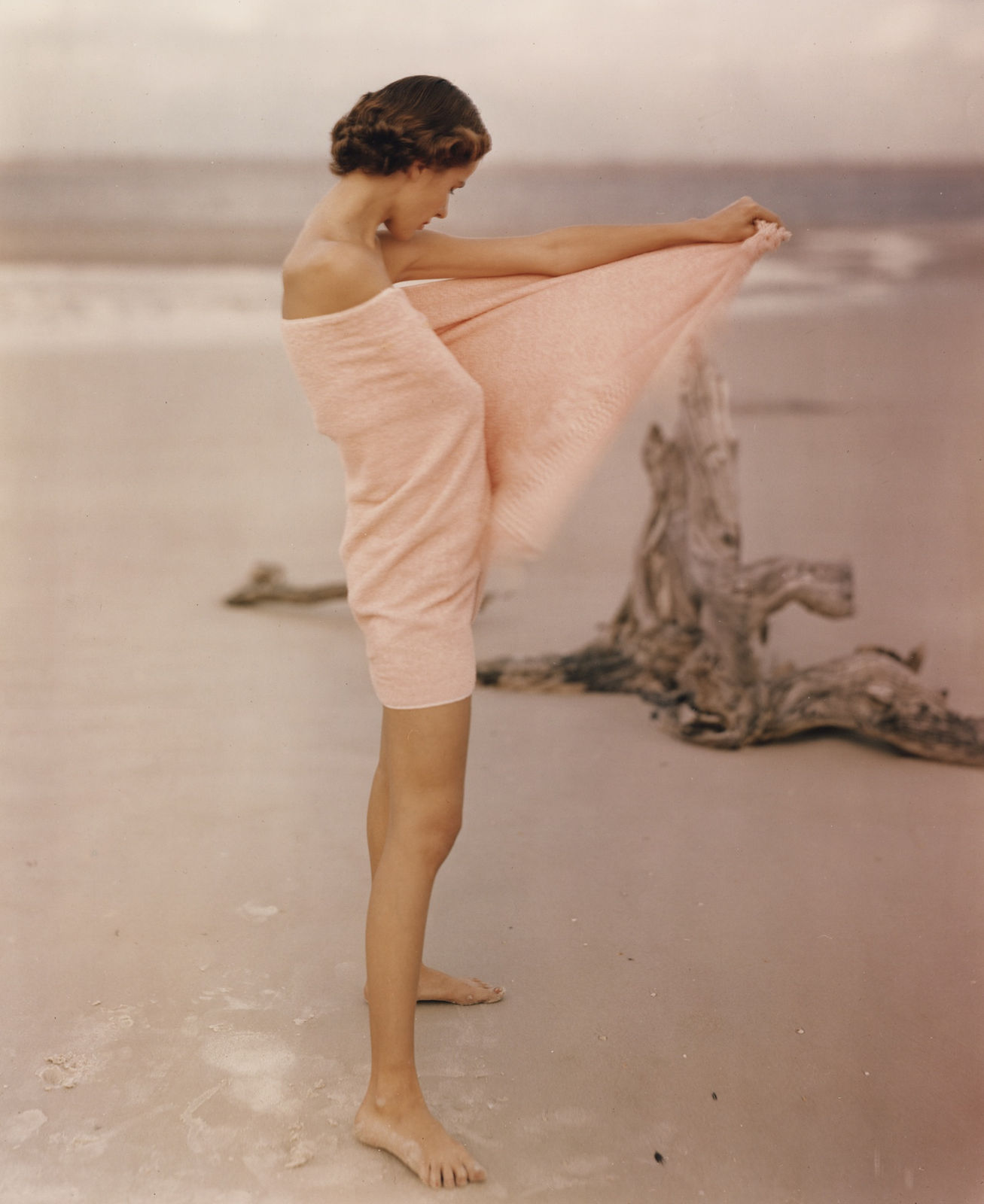 Frances McLaughlin-Gill, Carol McCarlson on the Beach, St. Augustine Florida, 1948