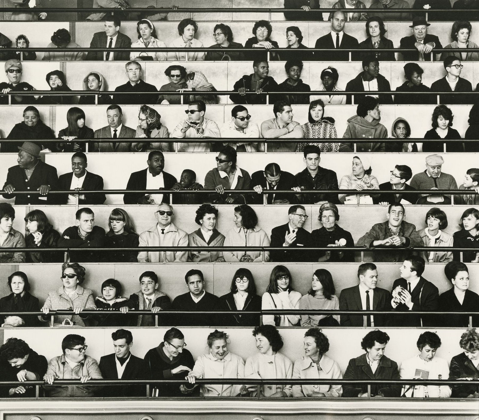 Bob Adelman, People's Wall, World's Fair - IBM Pavilion, Queens, NYC, 1965